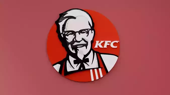 3D KFC LOGO