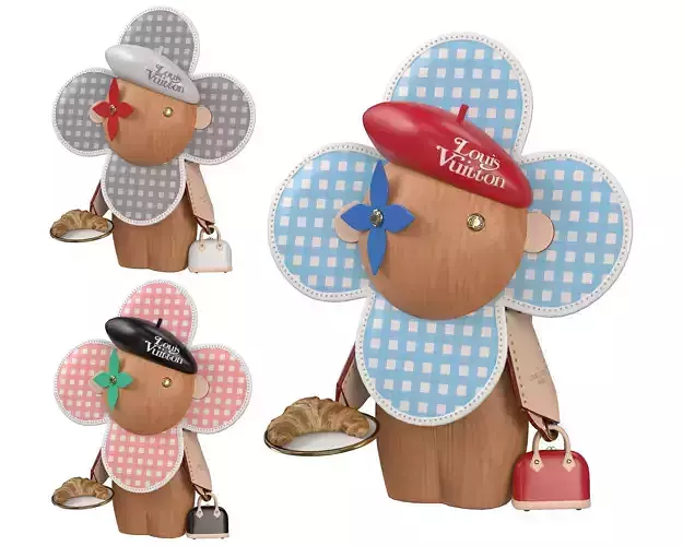 Louis Vuitton Vivienne In Paris LV Doll Low-poly 3D model