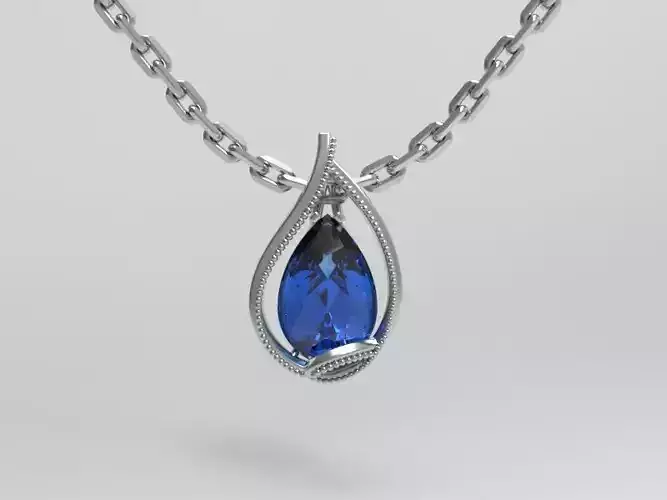 Pear pendant 