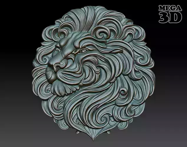 Lion basrelief 09 240805