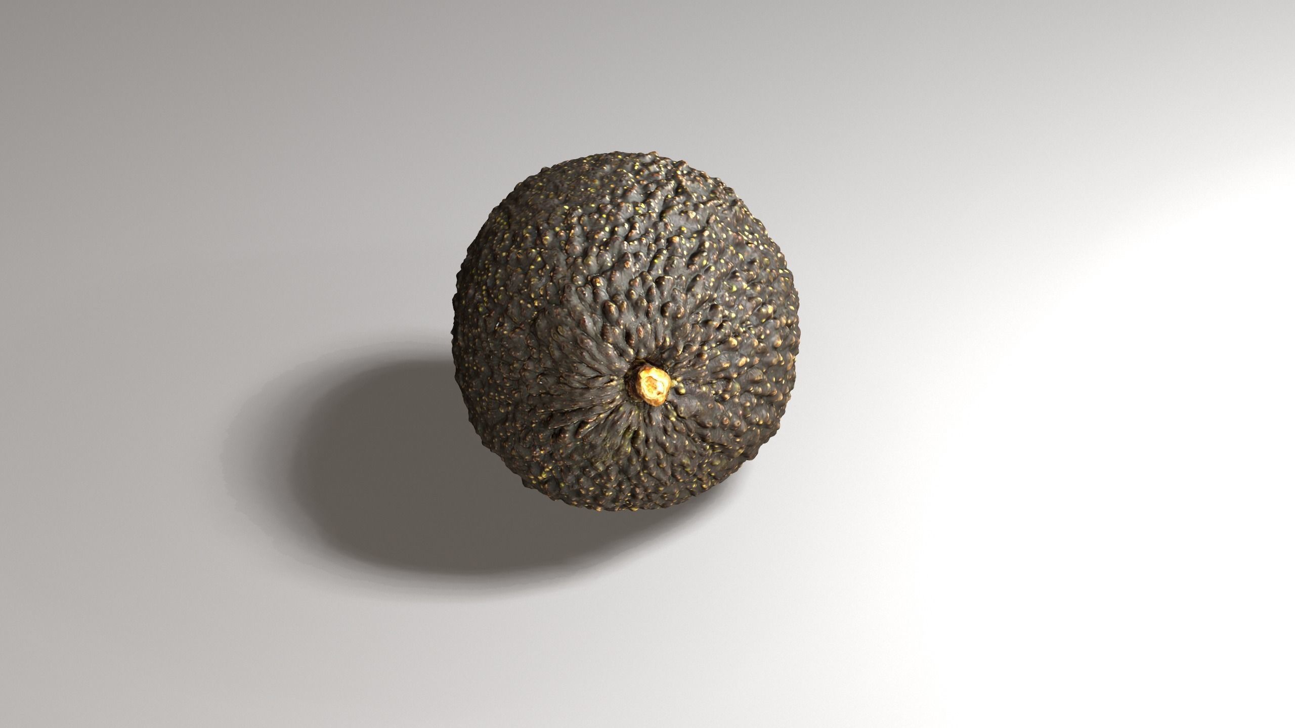 Avocado - Photorealistic Scan  Low-poly 3D model_8