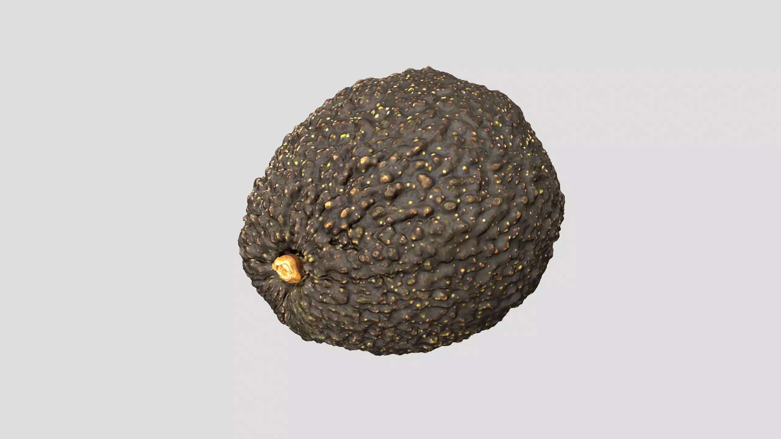 Avocado - Photorealistic Scan  Low-poly 3D model_0