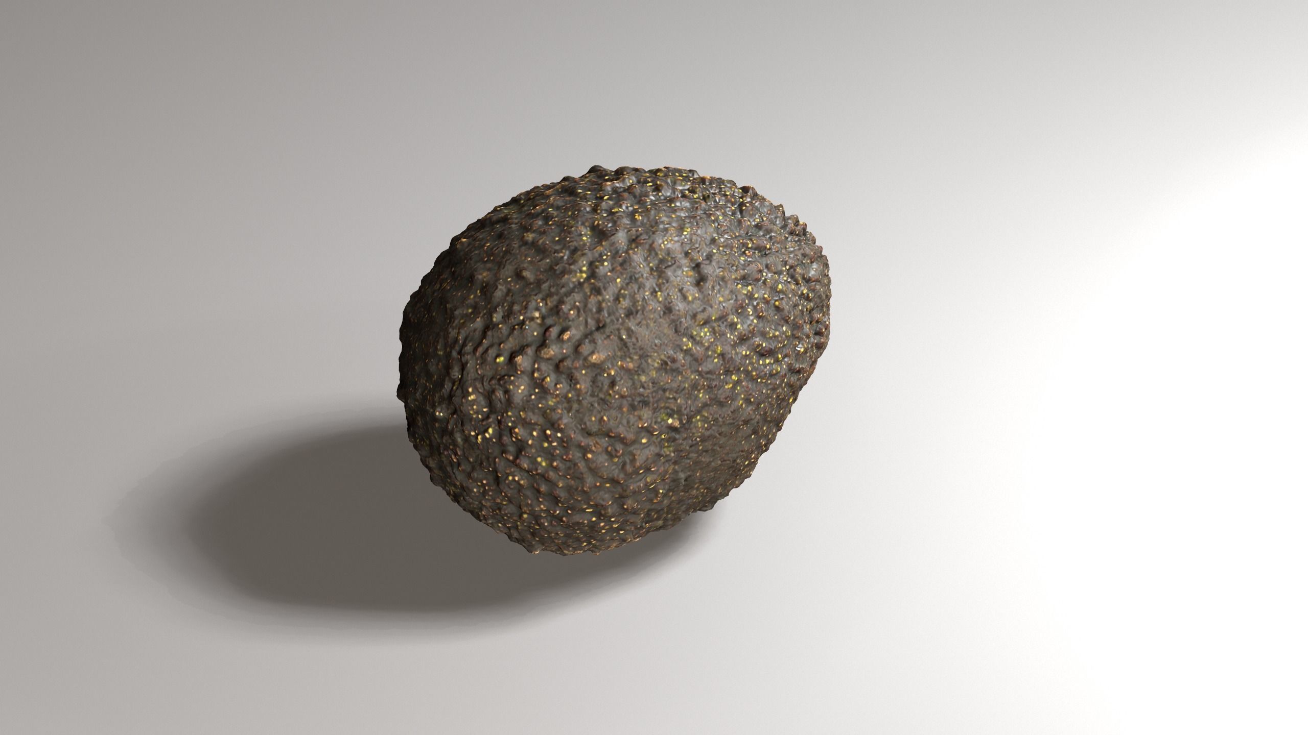 Avocado - Photorealistic Scan  Low-poly 3D model_6
