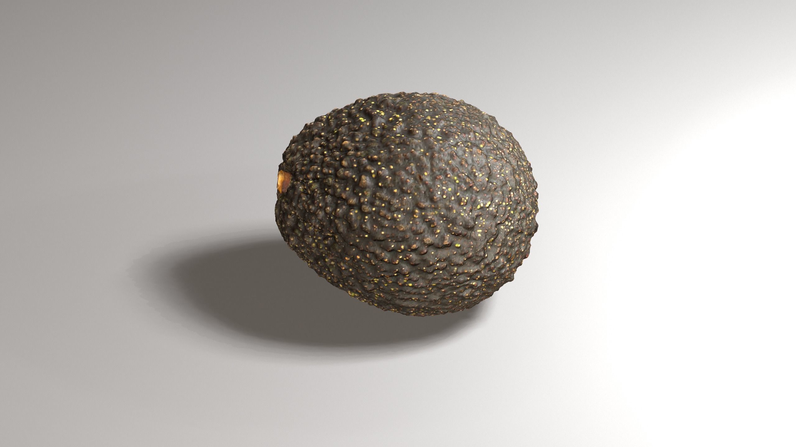 Avocado - Photorealistic Scan  Low-poly 3D model_7