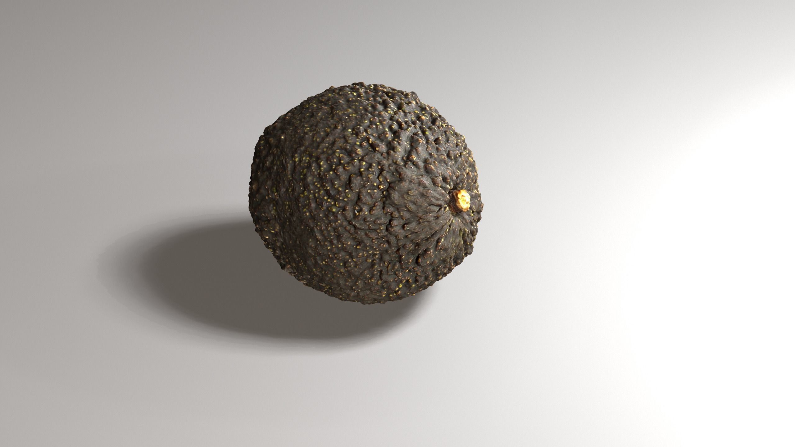 Avocado - Photorealistic Scan  Low-poly 3D model_5