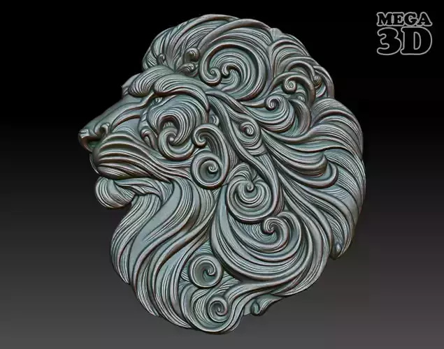 Lion basrelief 08 240805