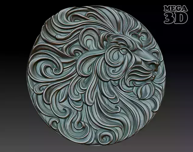 Lion basrelief 07 240805