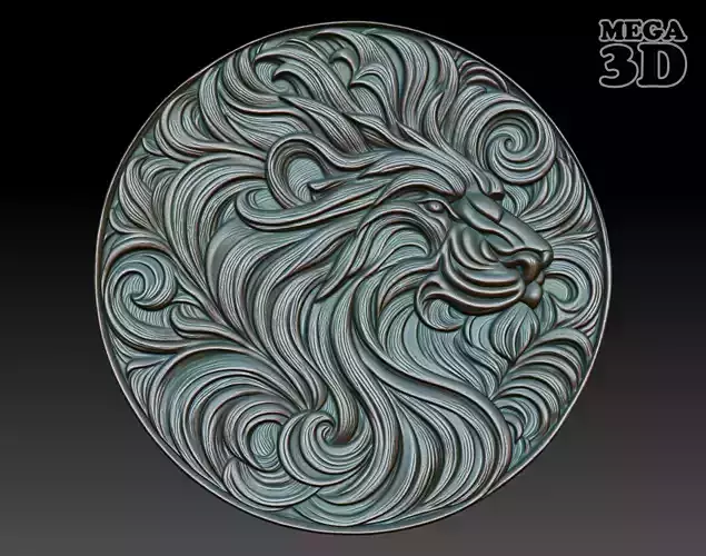 Lion basrelief 06 240805