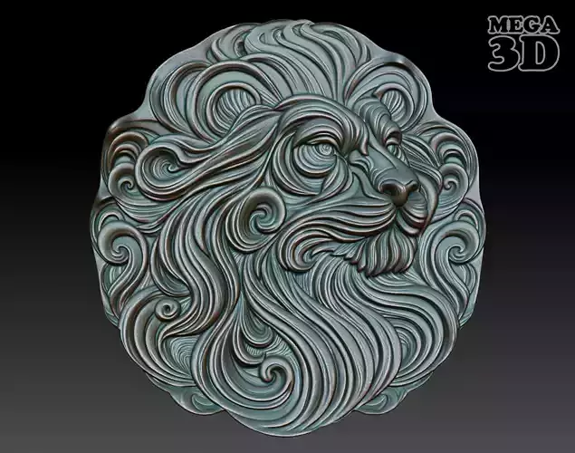 Lion basrelief 03 240805