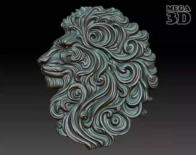 Lion basrelief 02 240805