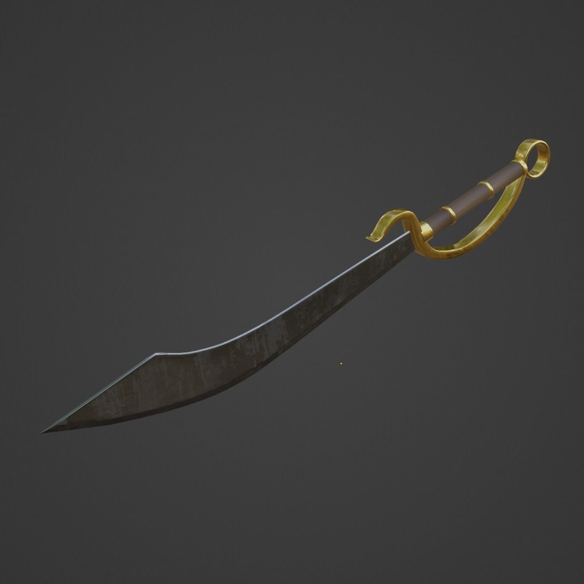 Fantasy Sword 02 3D model_6