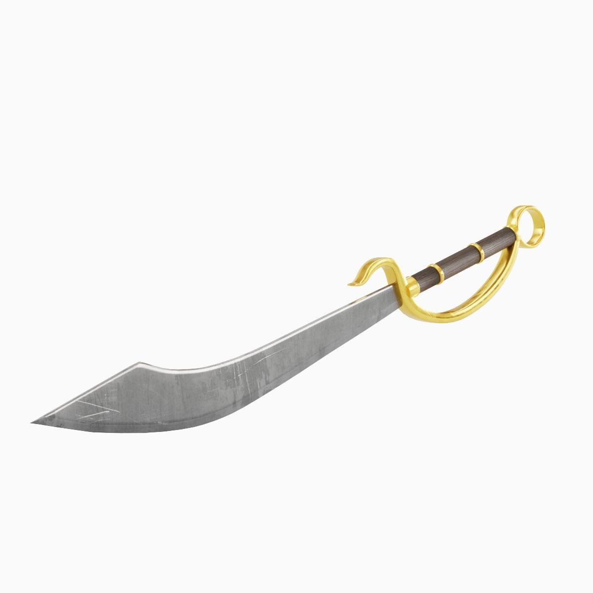 Fantasy Sword 02 3D model_2