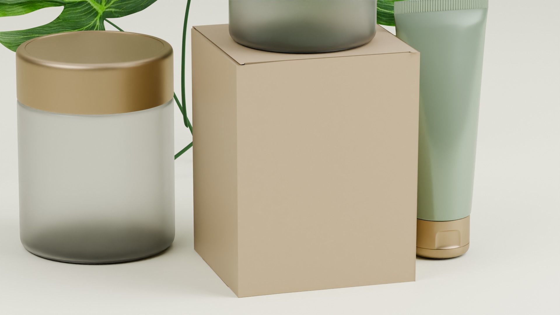 JARS AND TUBE SET 3D model_4