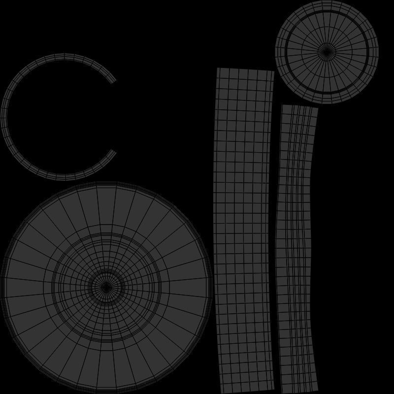 JARS AND TUBE SET 3D model_12