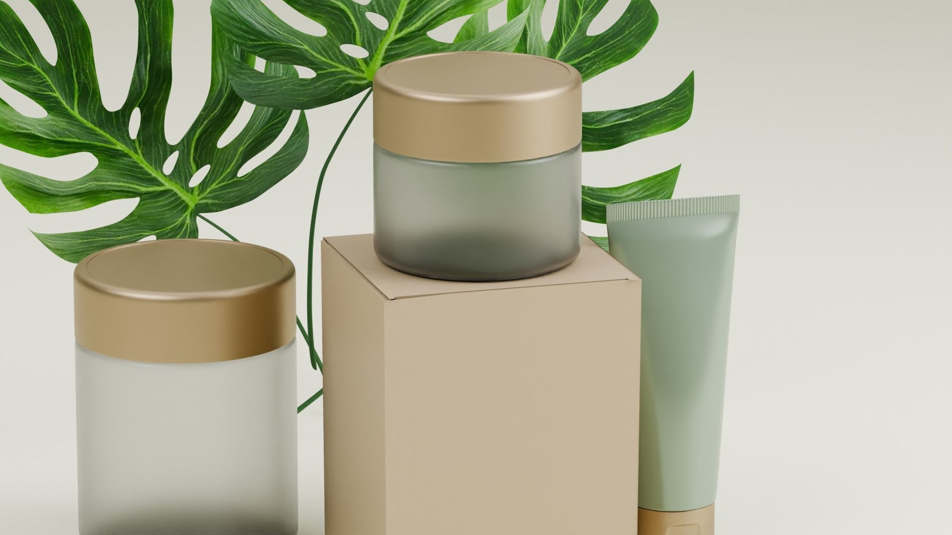 JARS AND TUBE SET 3D model_2