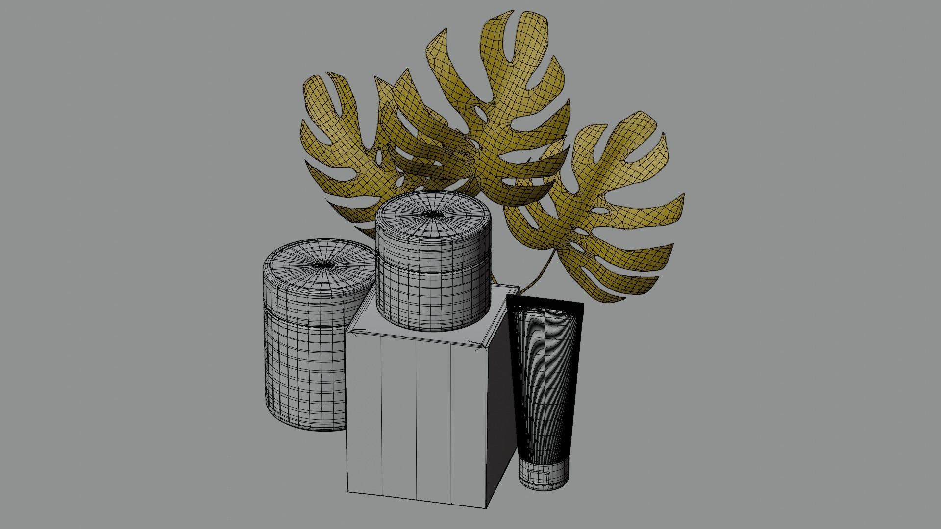 JARS AND TUBE SET 3D model_6