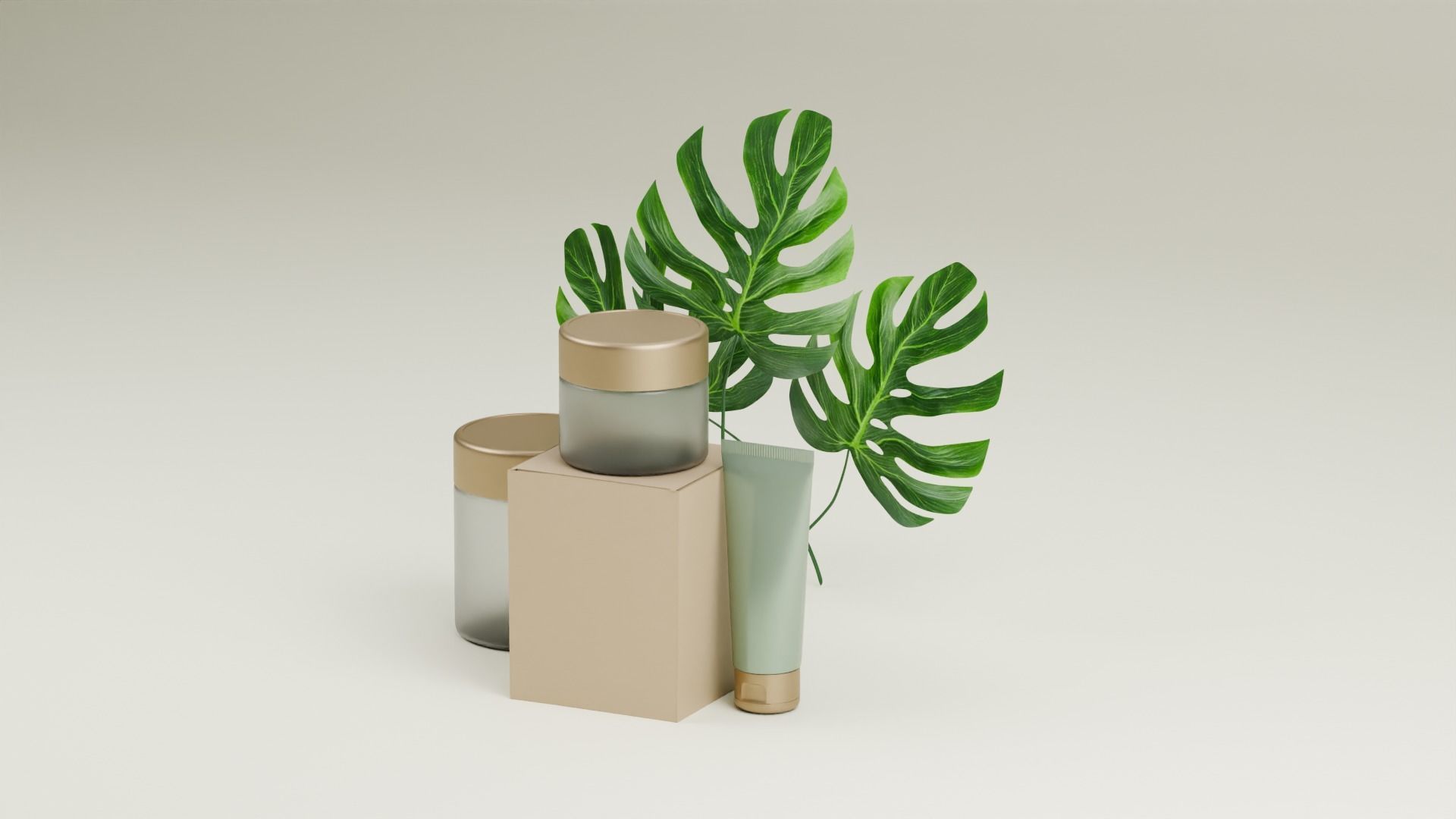 JARS AND TUBE SET 3D model_1