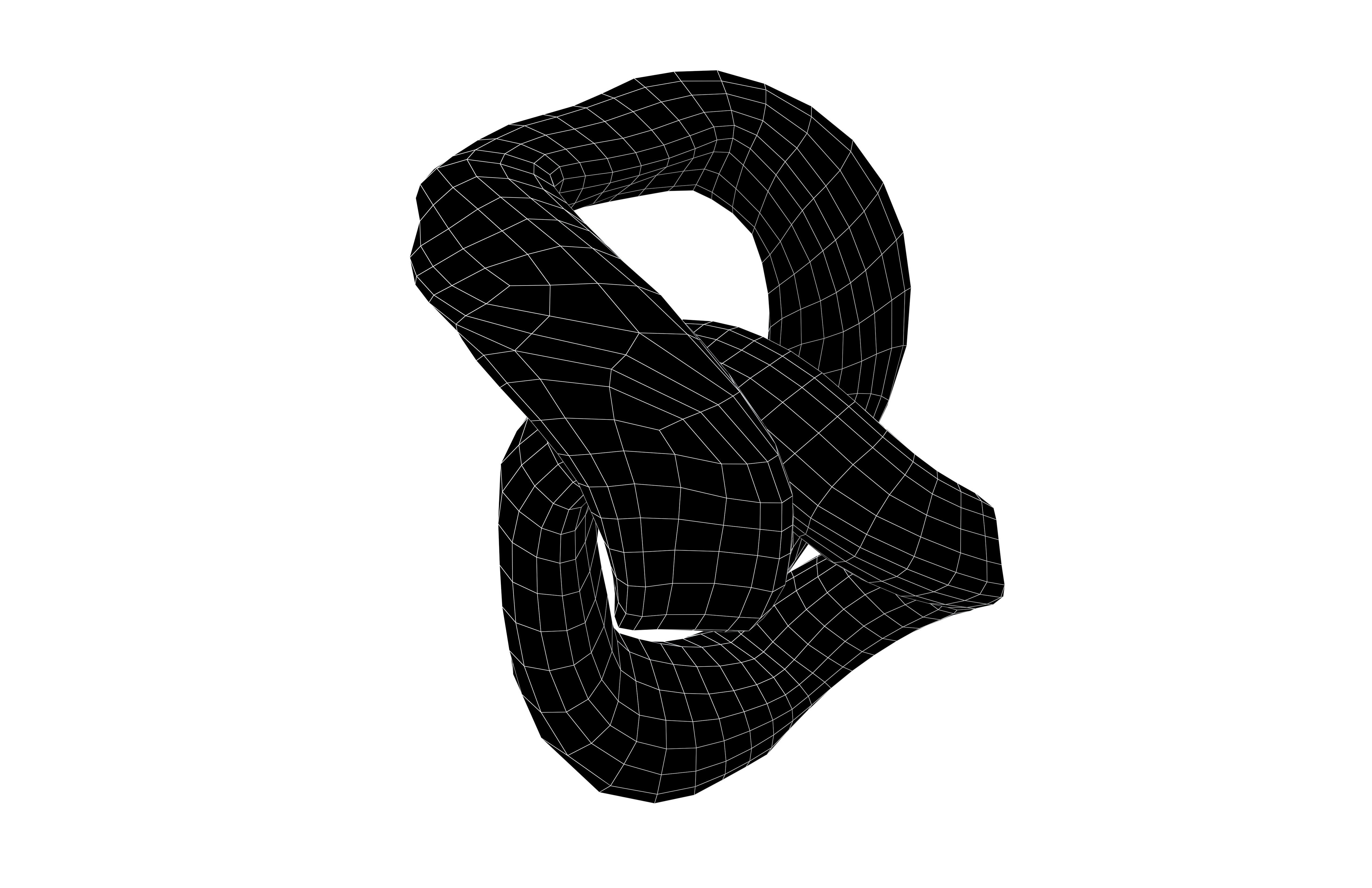 Abstract Shape v15 006 Low-poly 3D model_6