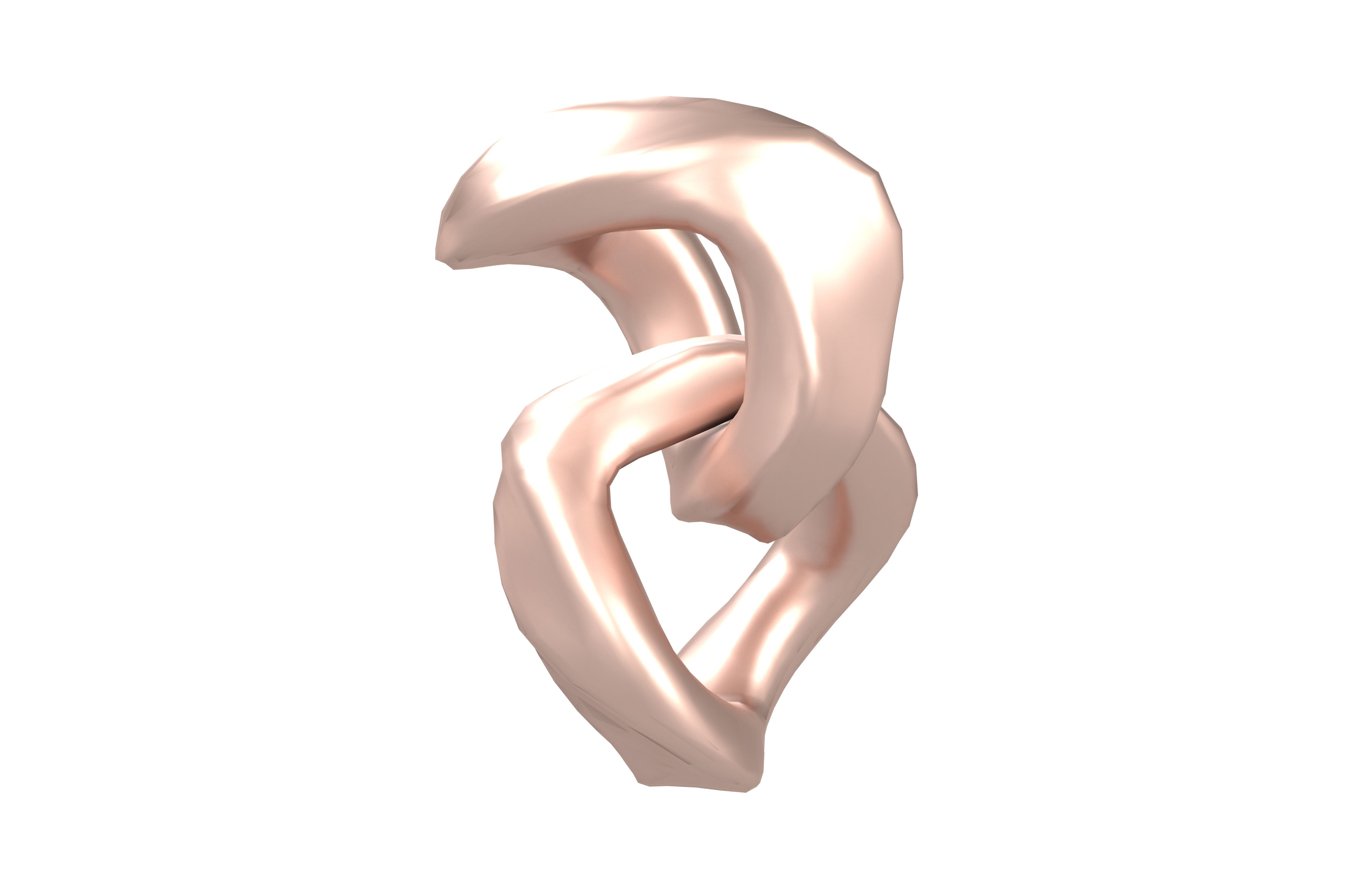 Abstract Shape v15 006 Low-poly 3D model_1