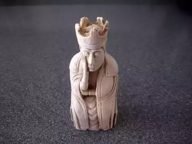Lewis Queen chess piece
