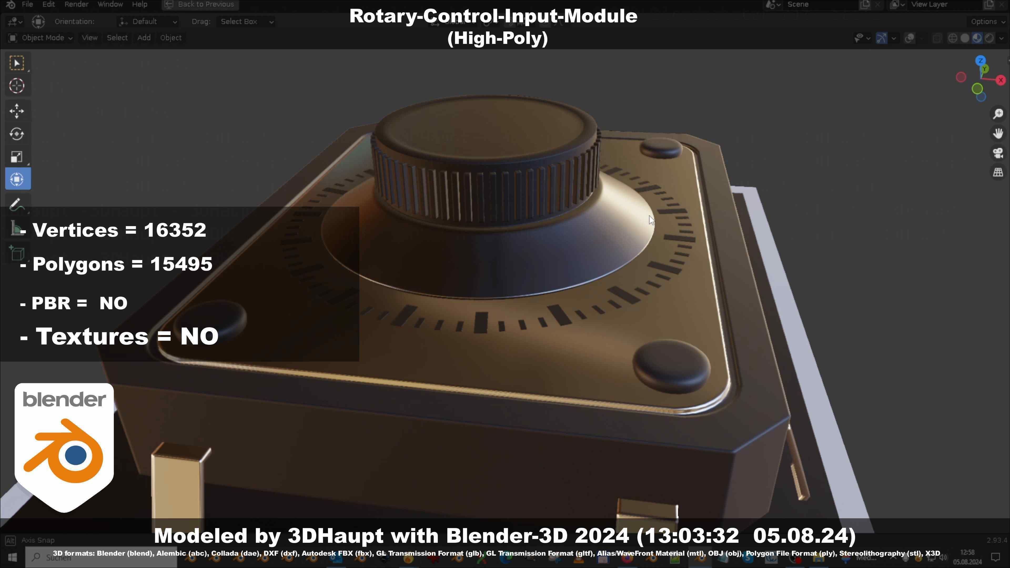 Rotary-Control-Input-Module 3D model_78