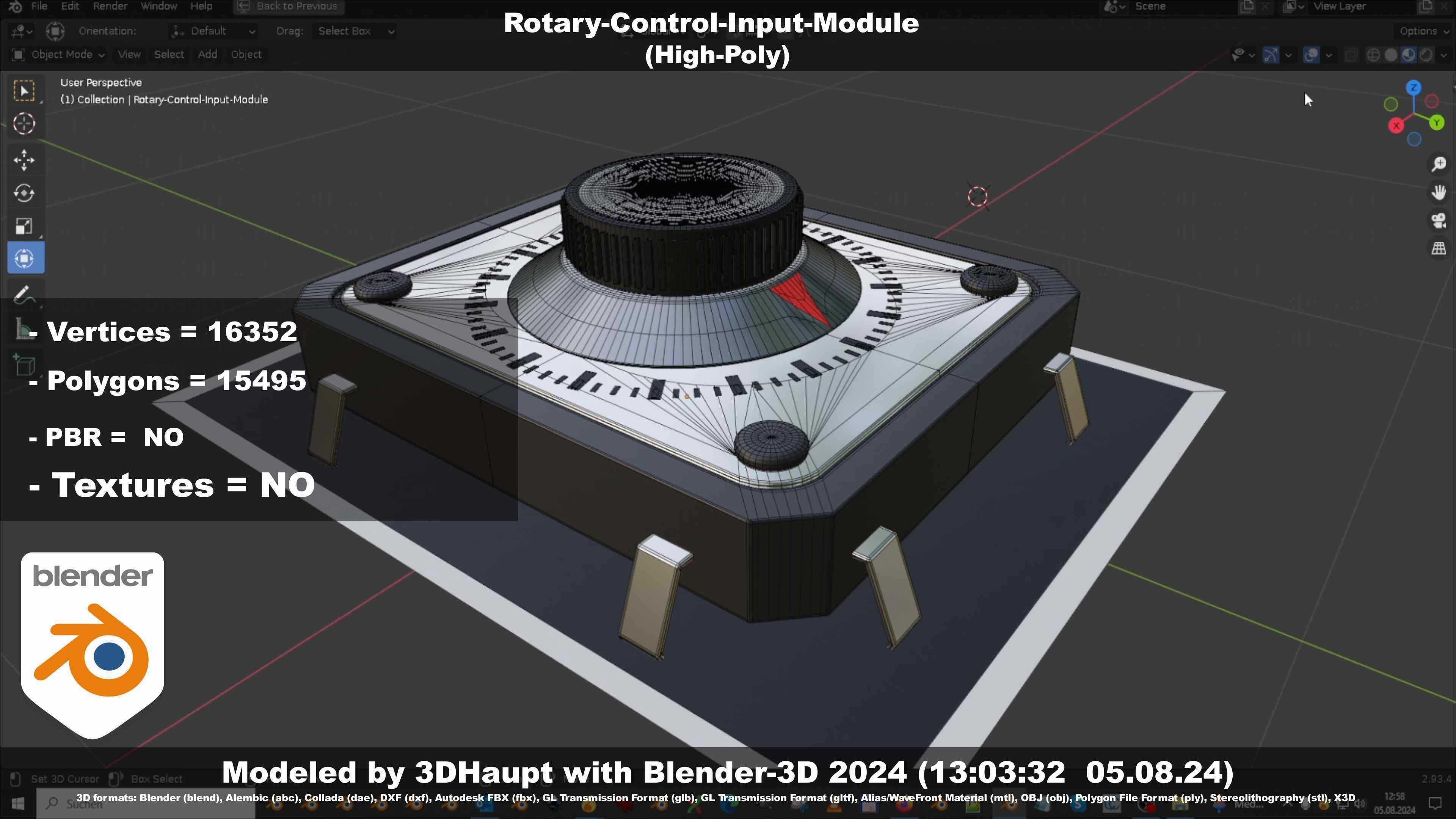 Rotary-Control-Input-Module 3D model_109