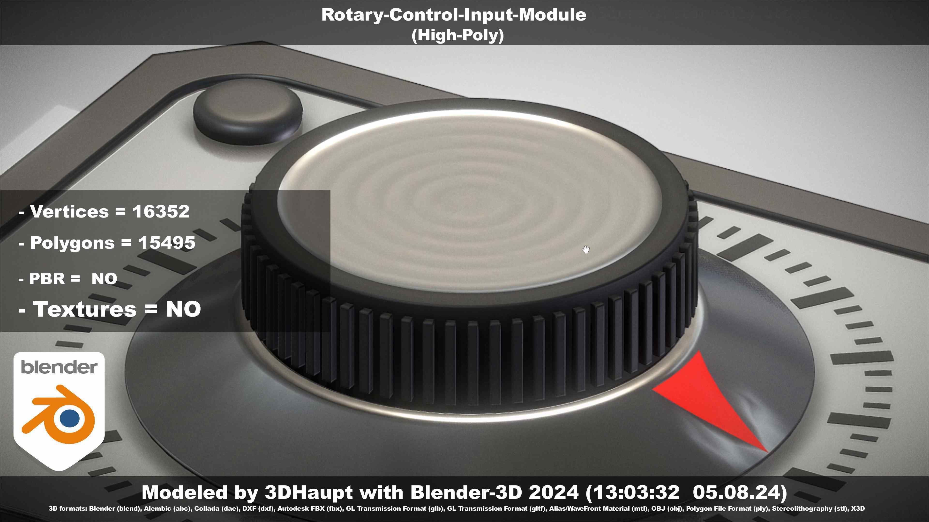 Rotary-Control-Input-Module 3D model_88