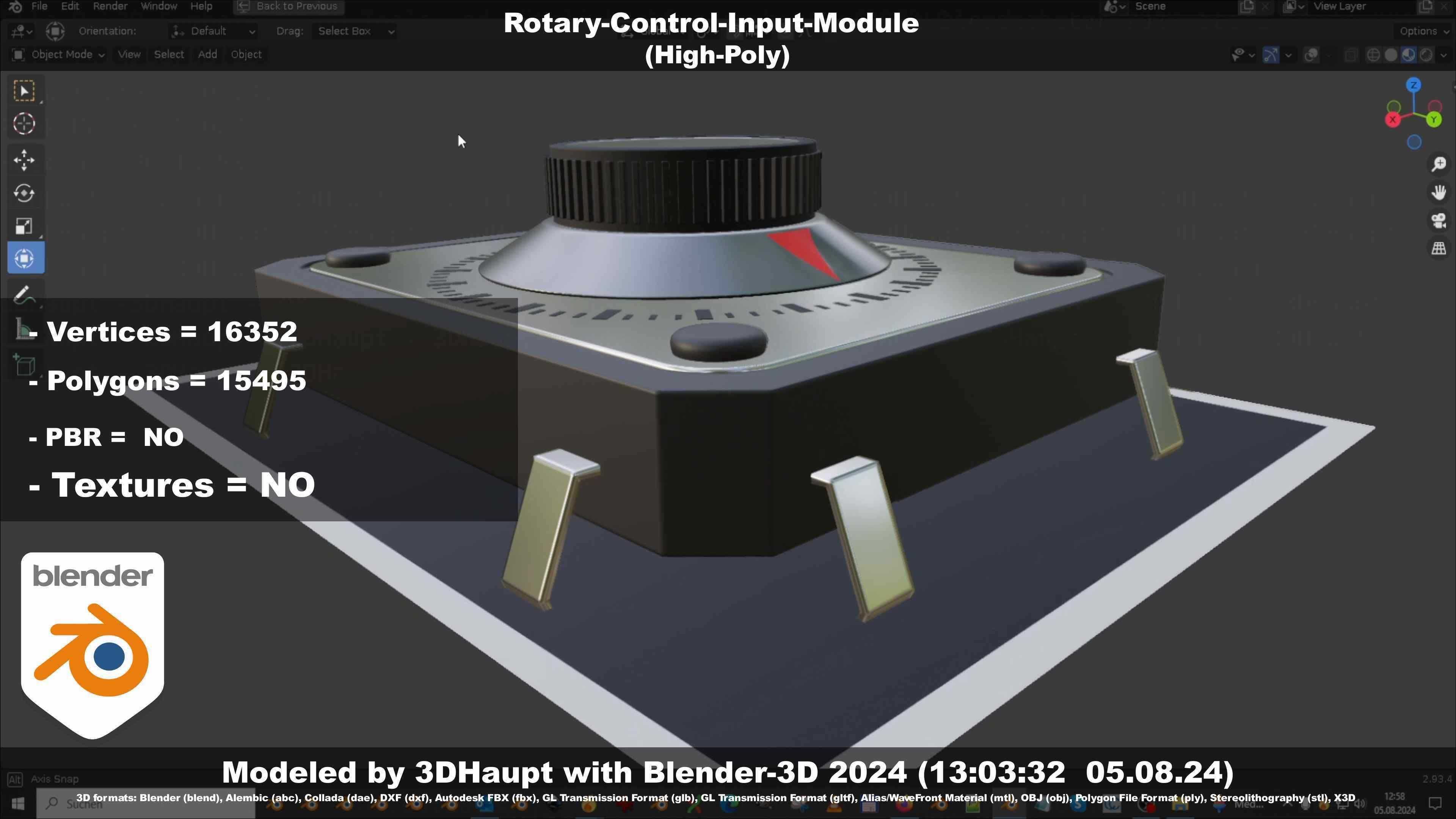 Rotary-Control-Input-Module 3D model_69