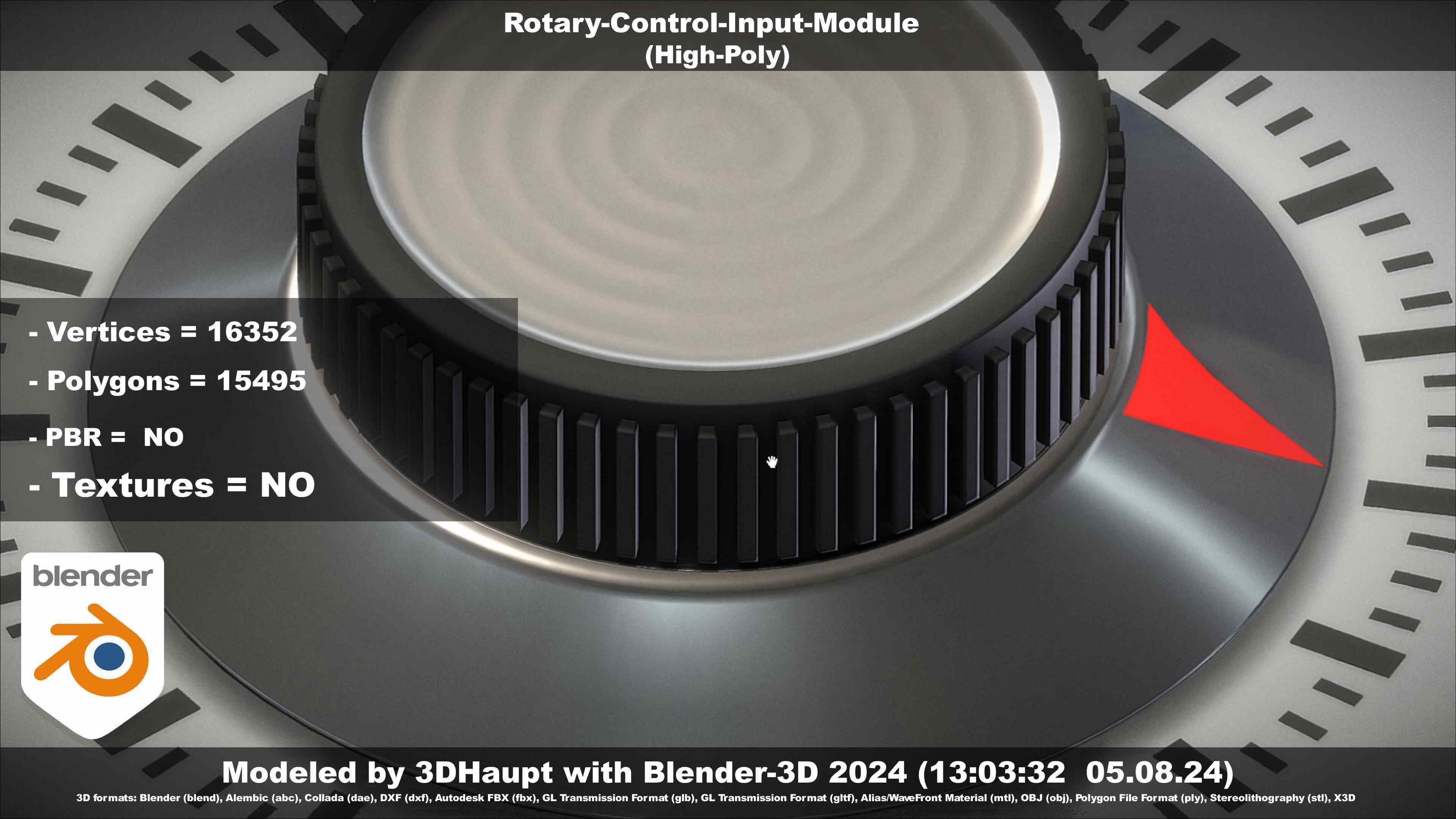 Rotary-Control-Input-Module 3D model_12