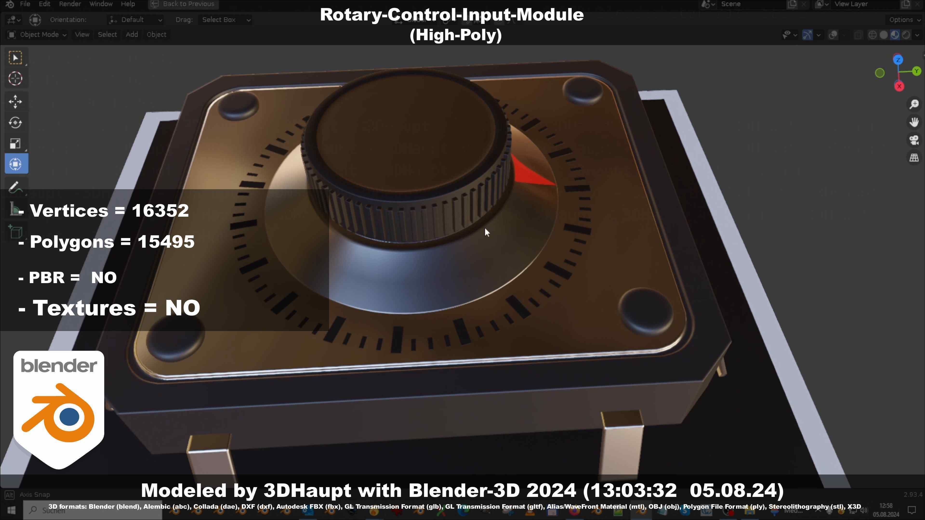 Rotary-Control-Input-Module 3D model_30