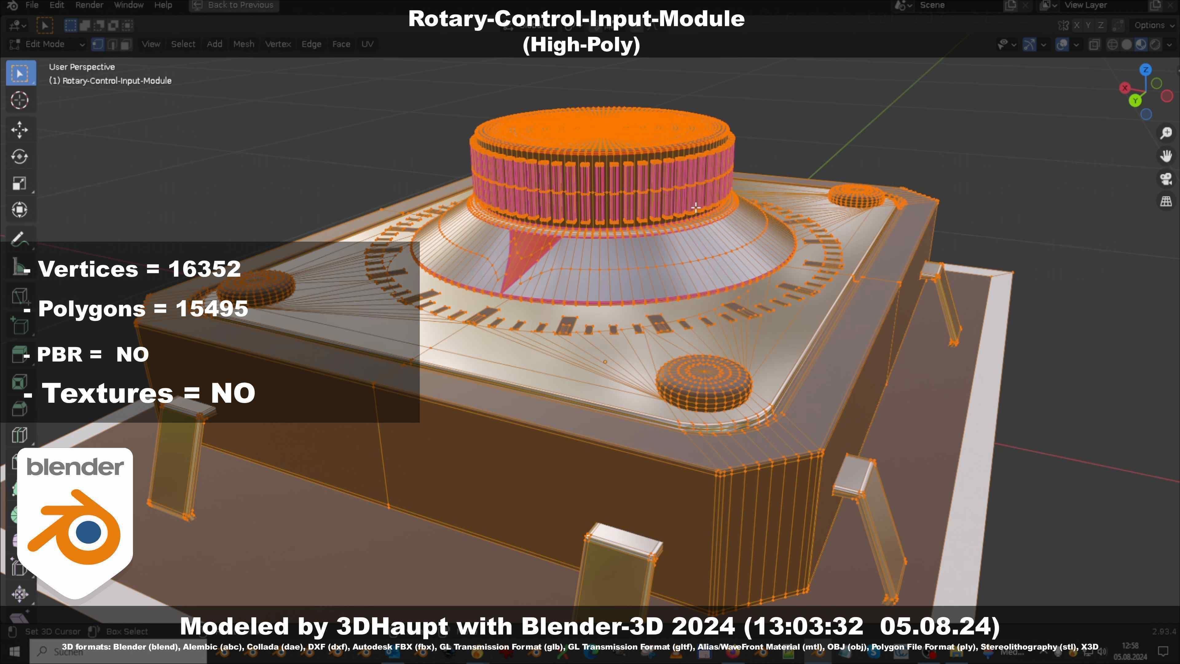 Rotary-Control-Input-Module 3D model_55