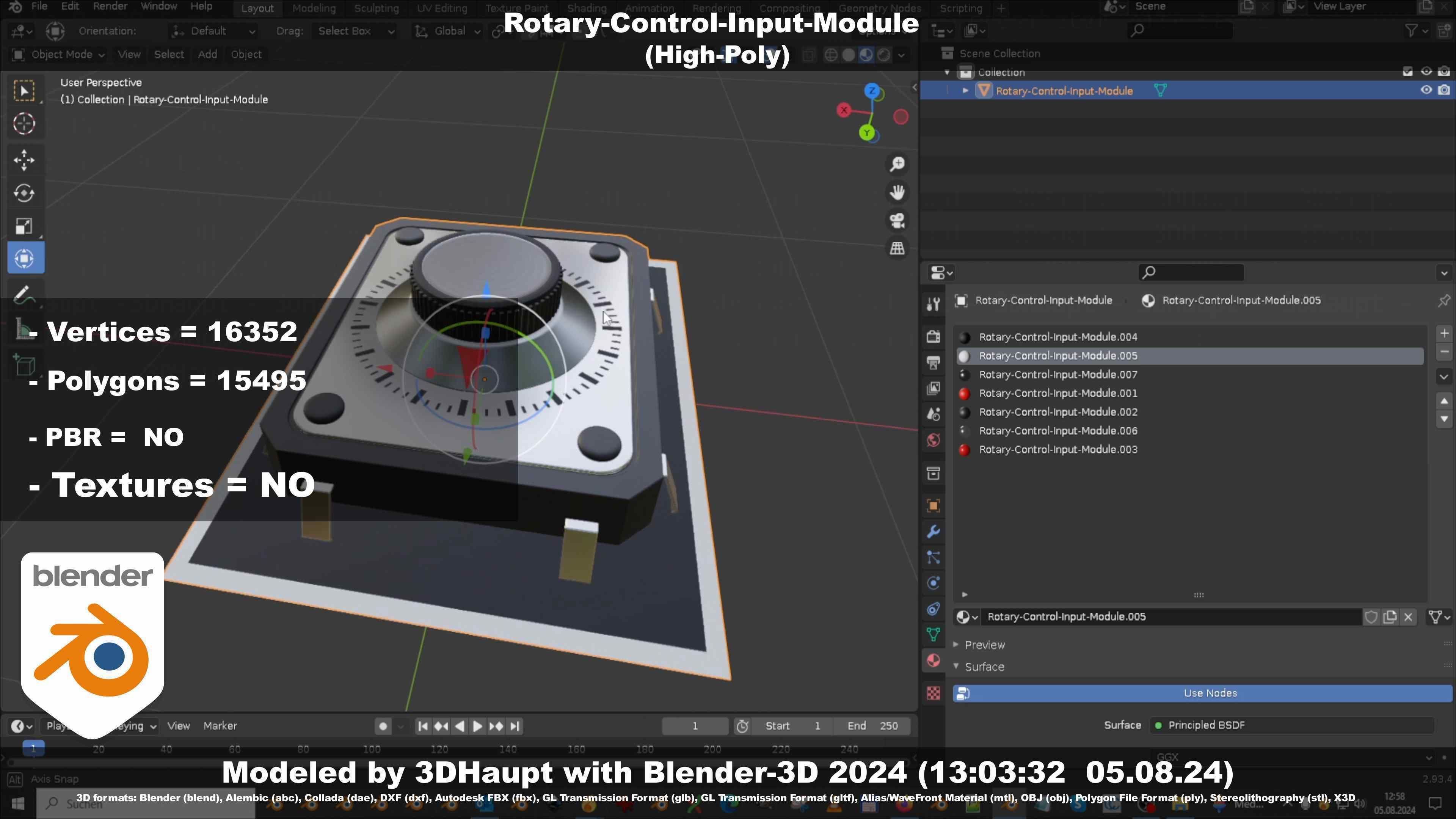 Rotary-Control-Input-Module 3D model_18