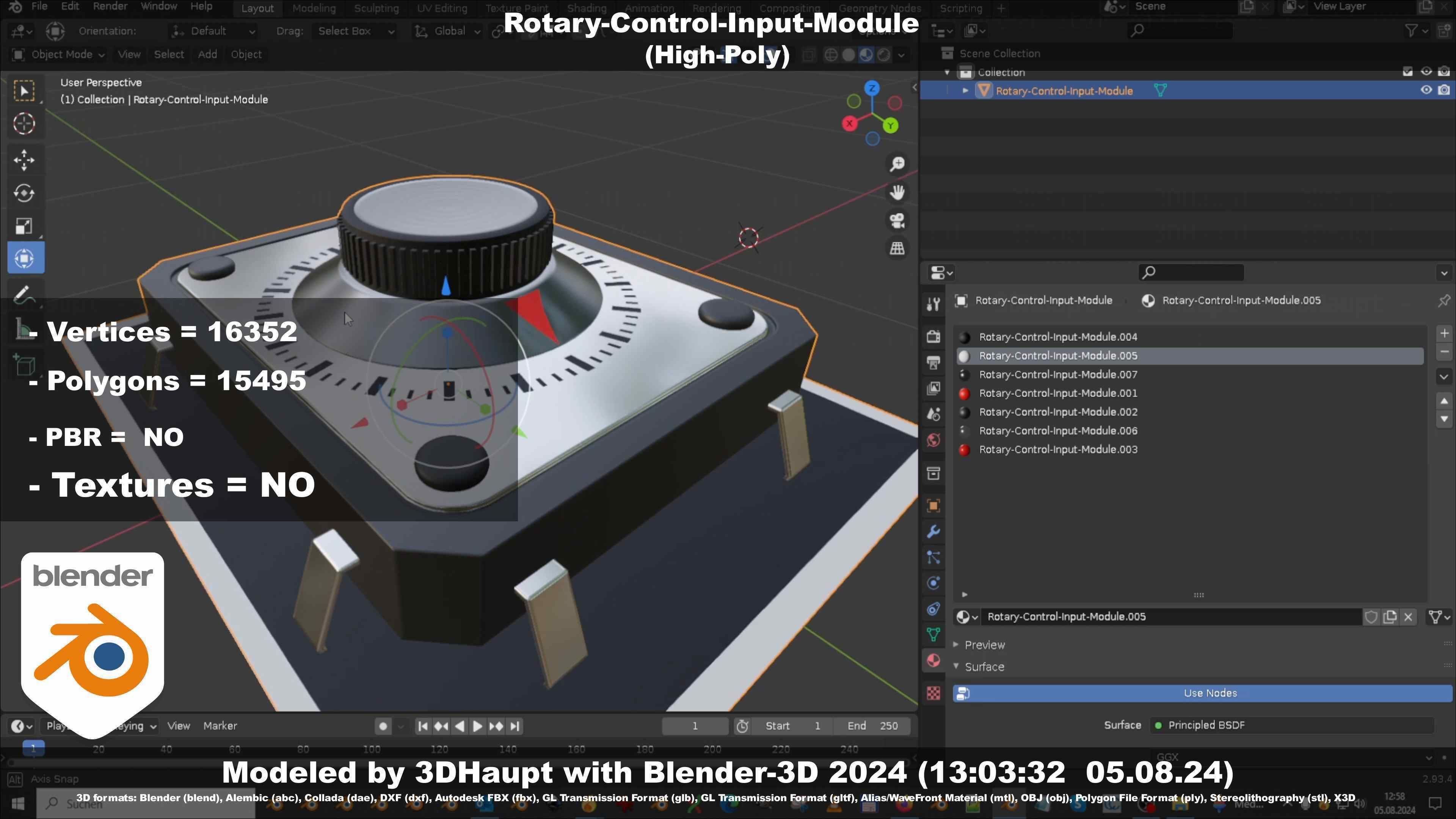 Rotary-Control-Input-Module 3D model_114