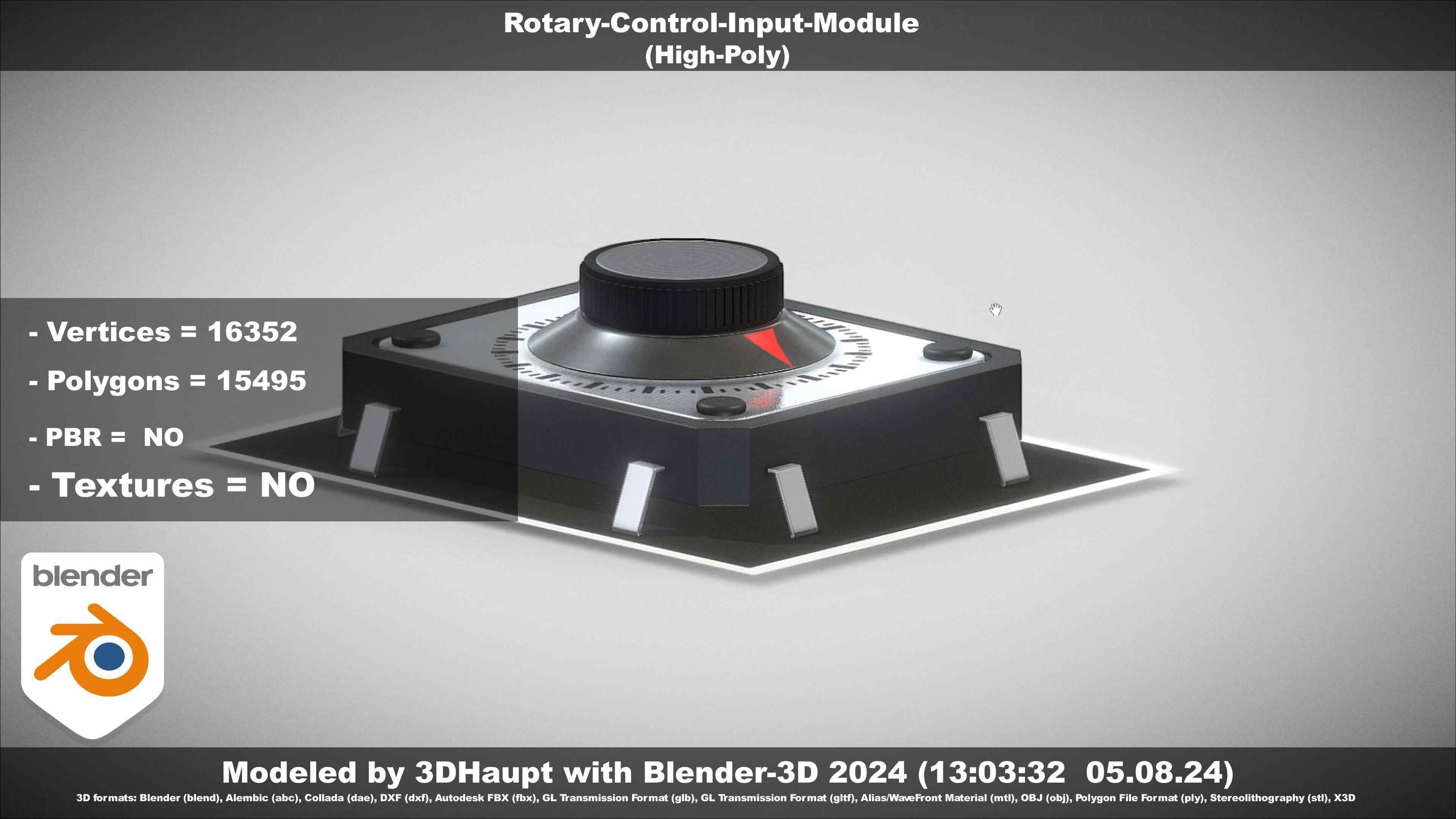 Rotary-Control-Input-Module 3D model_90