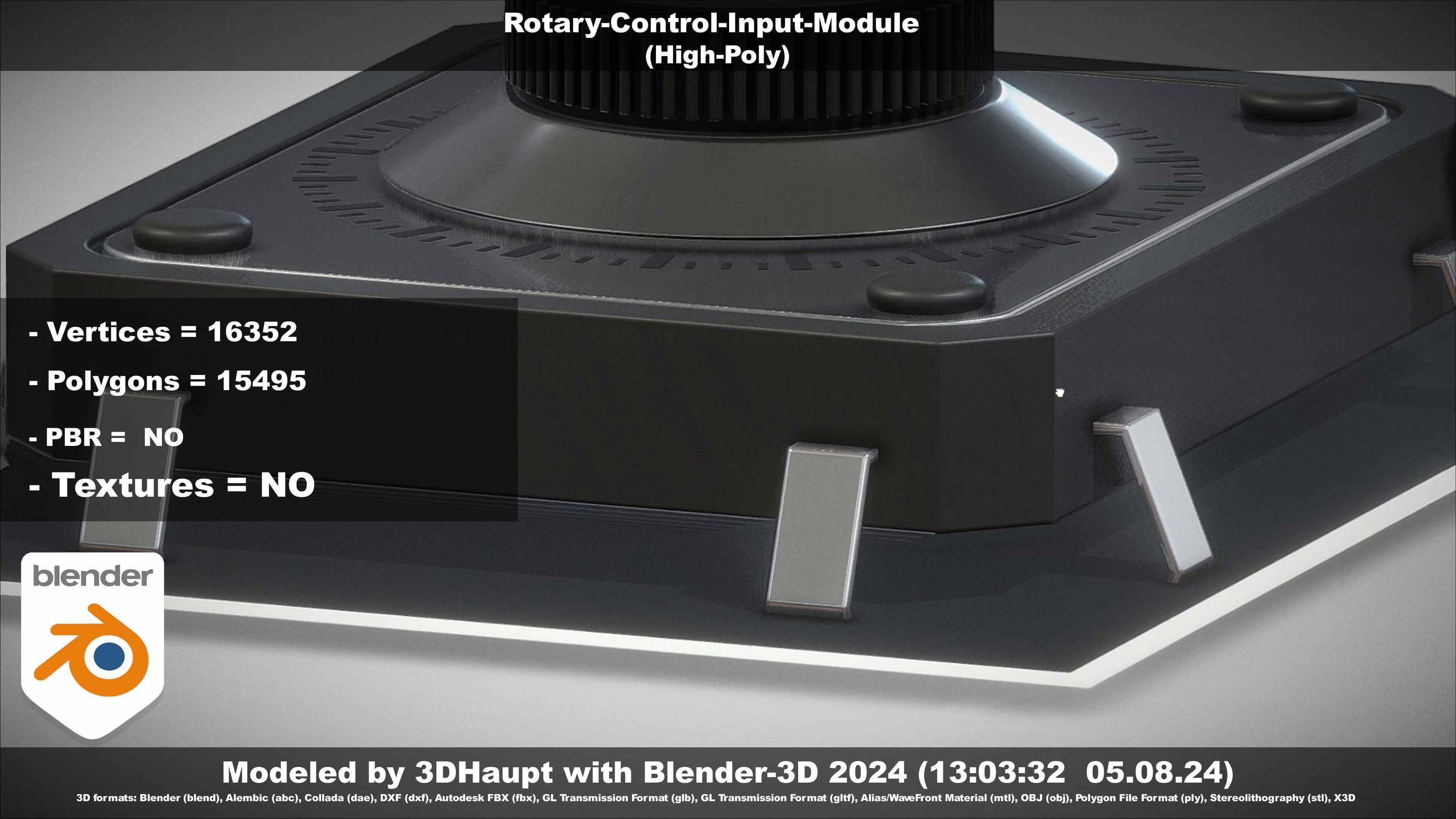 Rotary-Control-Input-Module 3D model_87