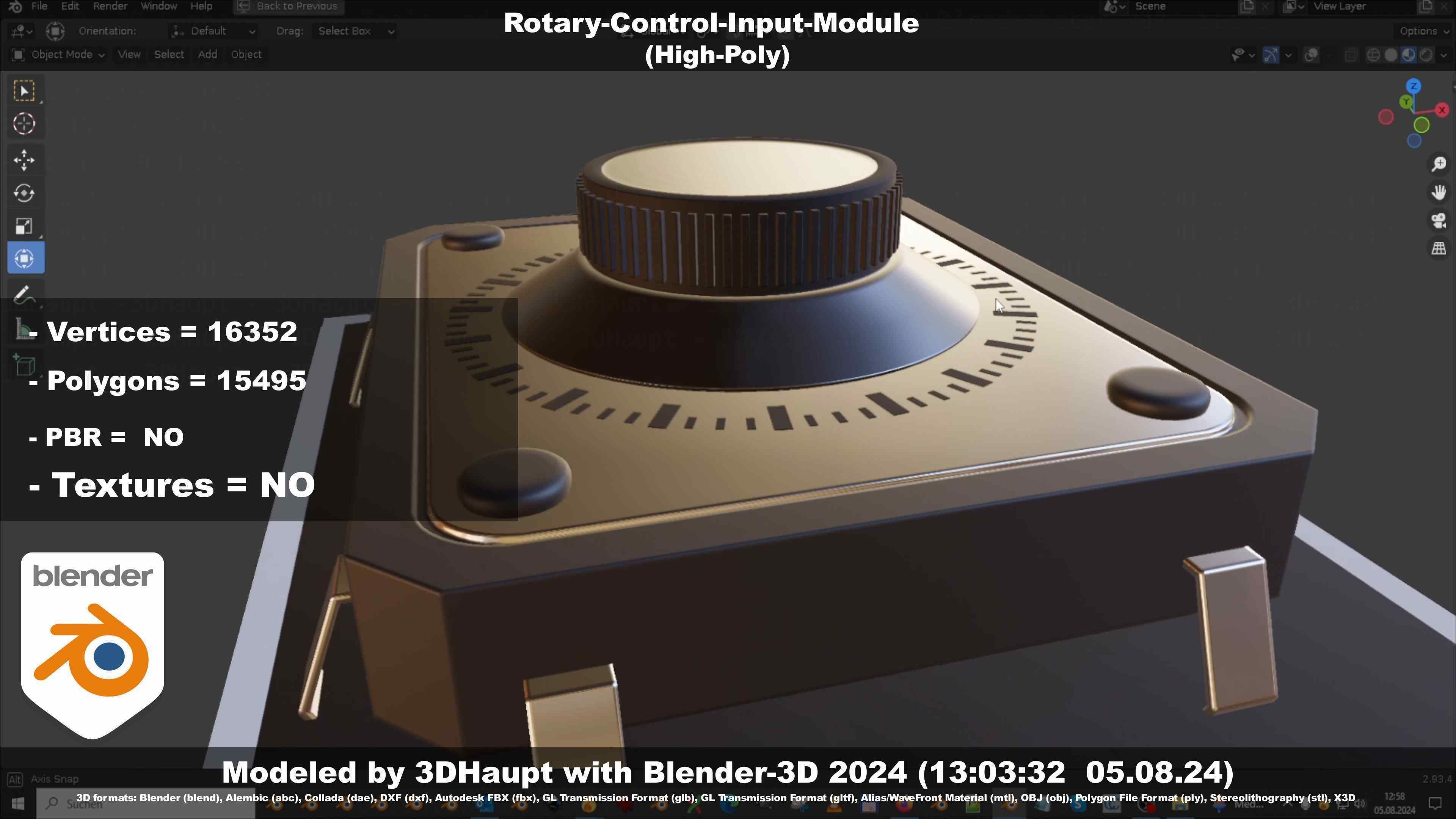 Rotary-Control-Input-Module 3D model_24