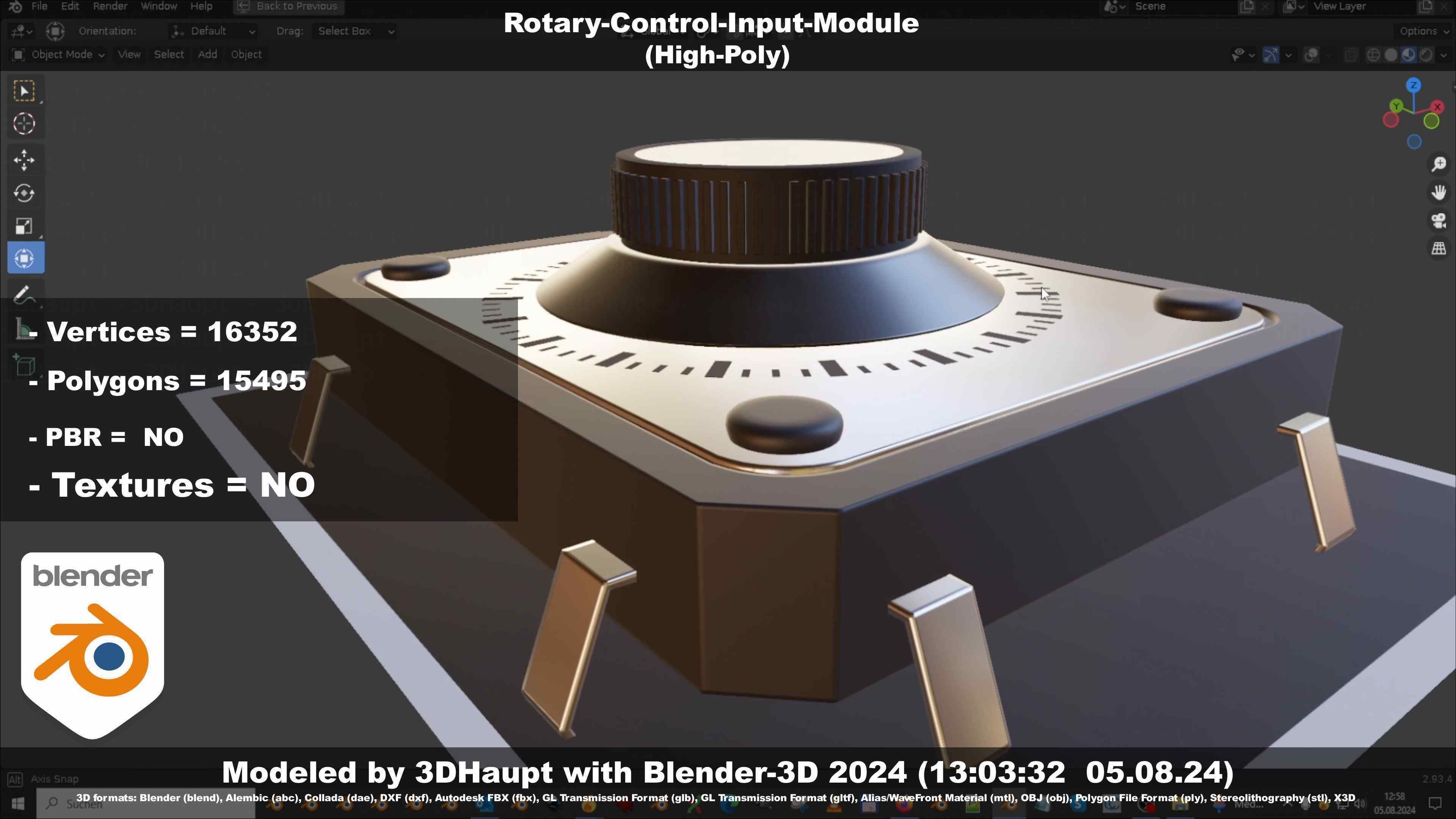 Rotary-Control-Input-Module 3D model_76