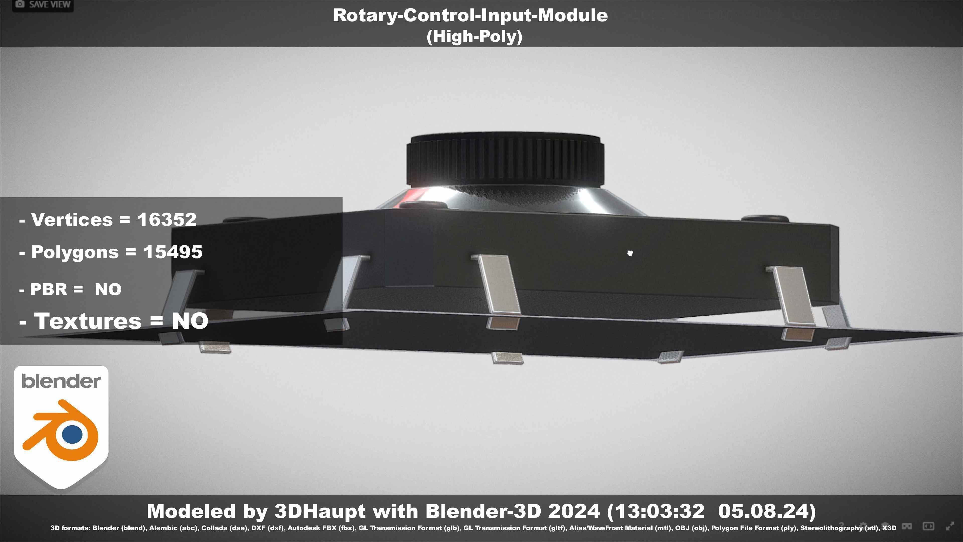 Rotary-Control-Input-Module 3D model_93