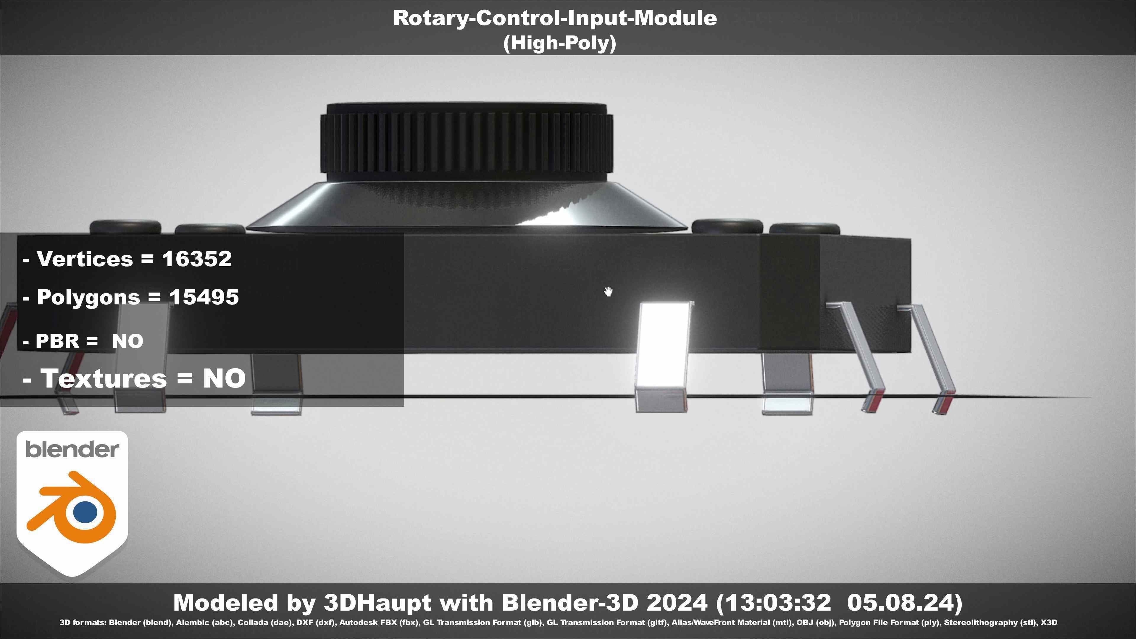 Rotary-Control-Input-Module 3D model_96