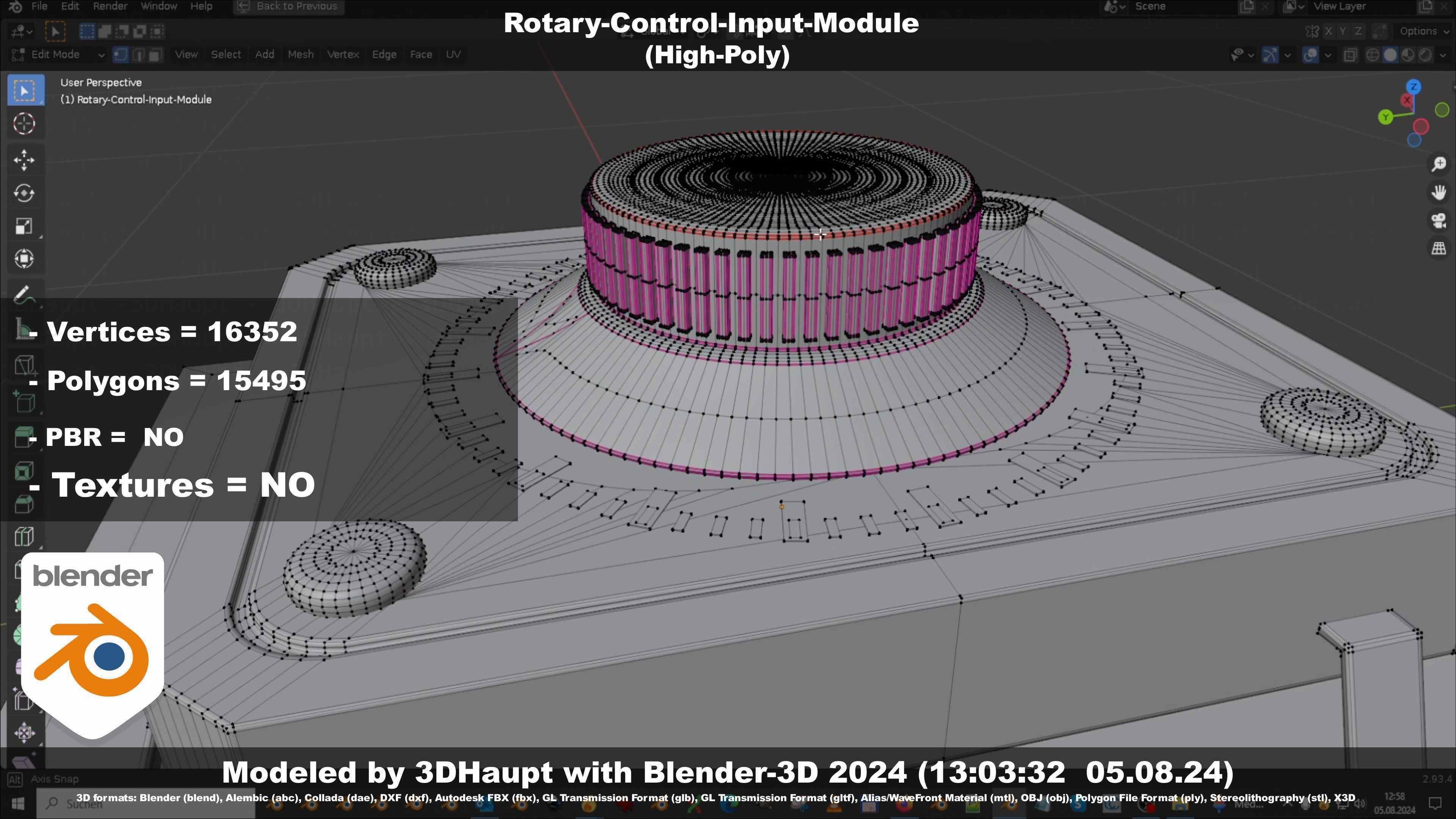 Rotary-Control-Input-Module 3D model_116