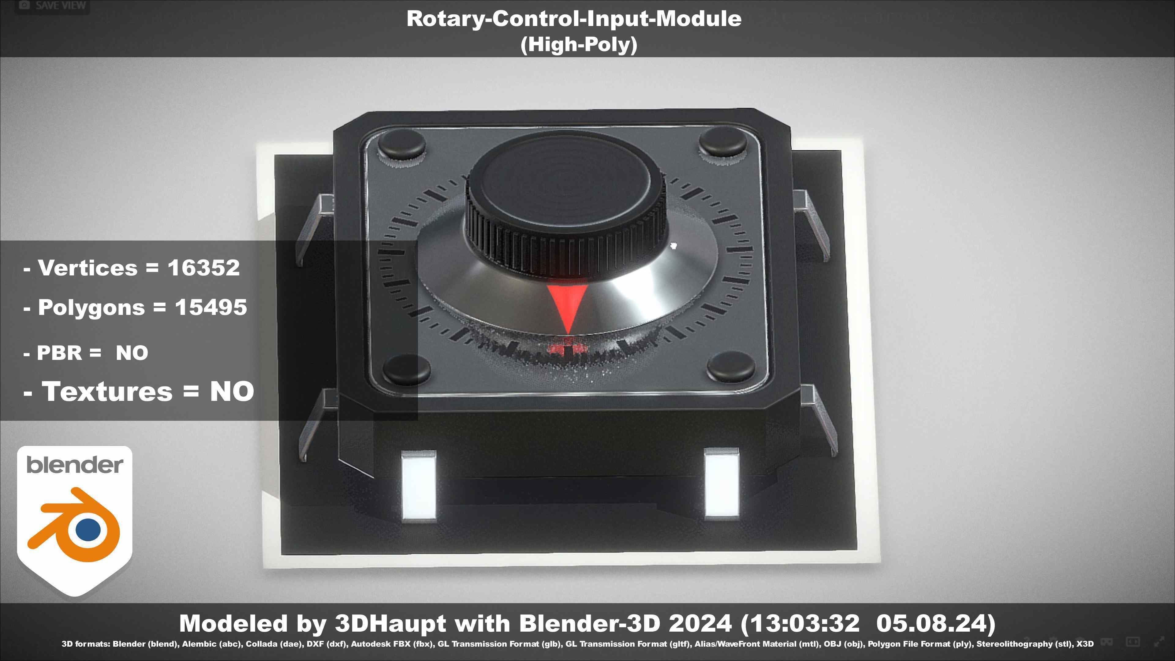 Rotary-Control-Input-Module 3D model_40