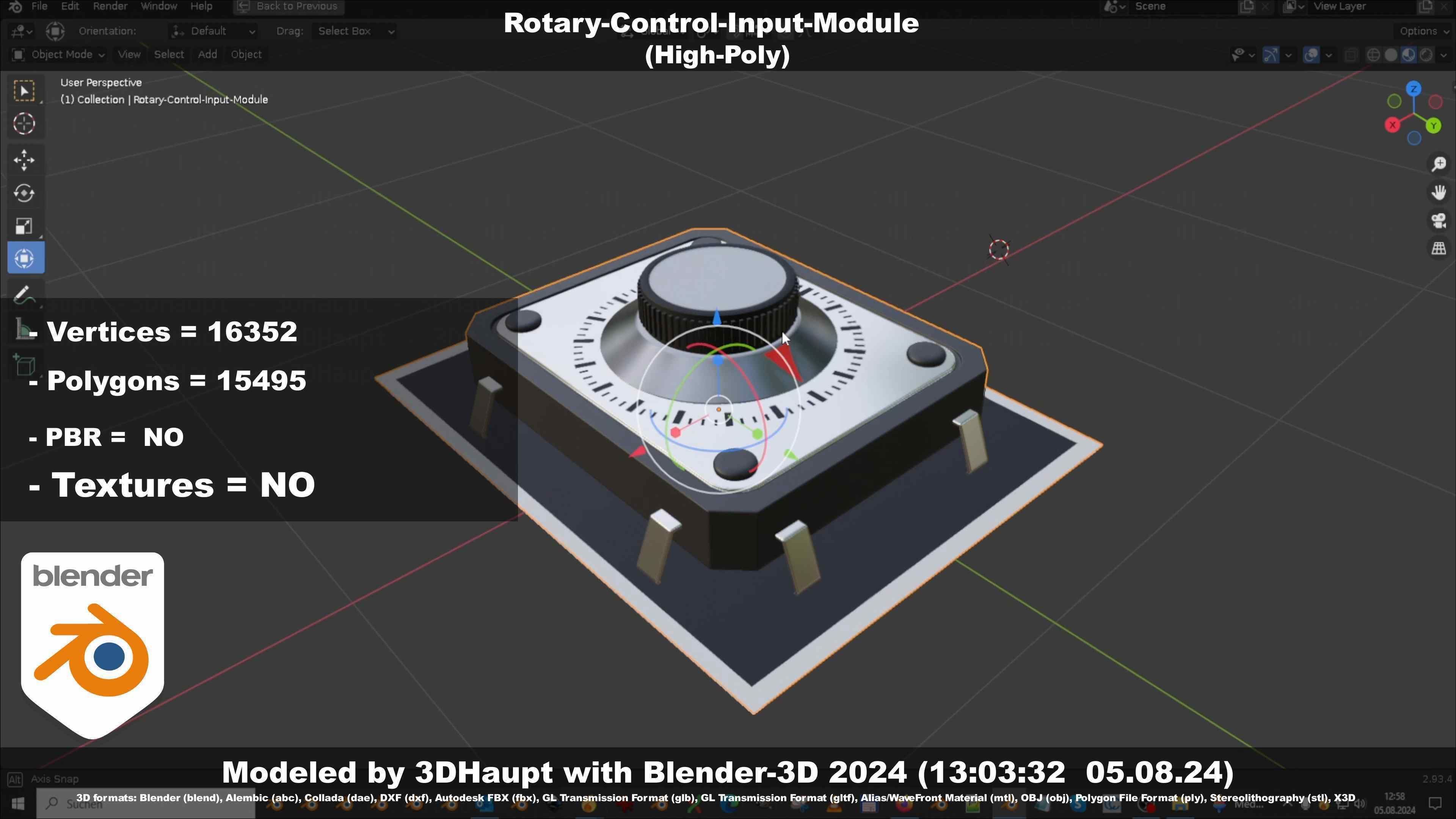 Rotary-Control-Input-Module 3D model_20