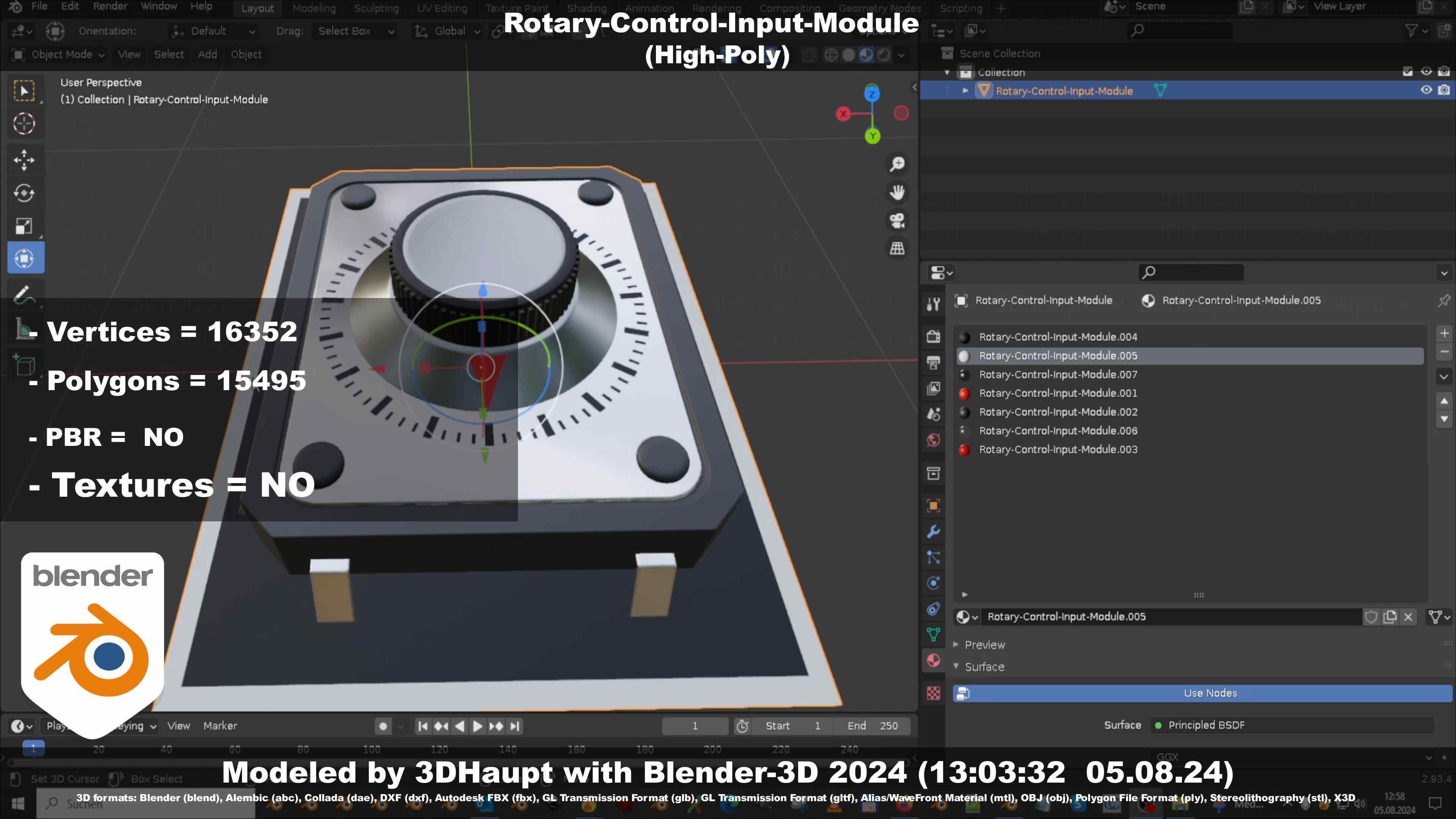 Rotary-Control-Input-Module 3D model_113