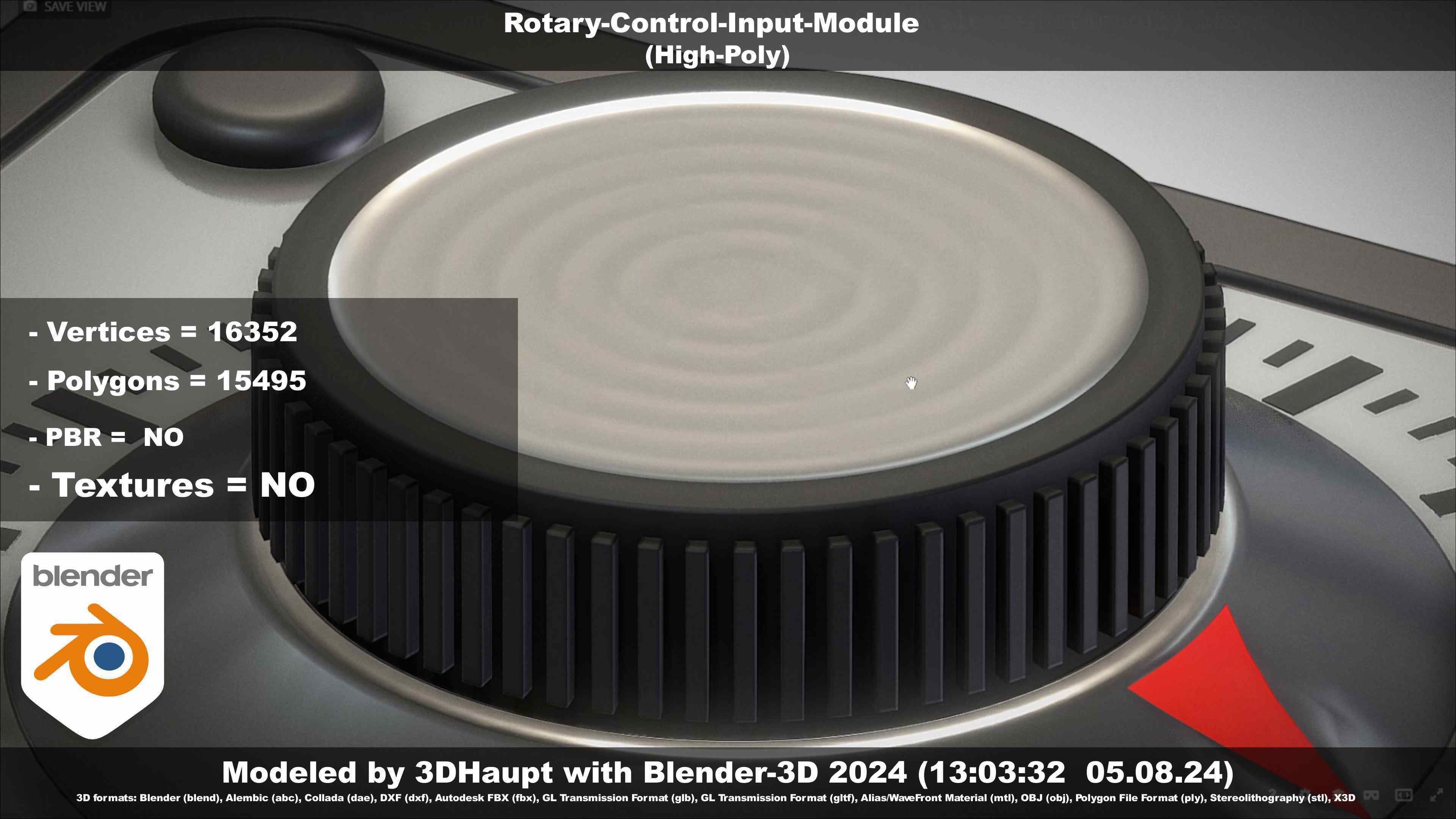 Rotary-Control-Input-Module 3D model_9