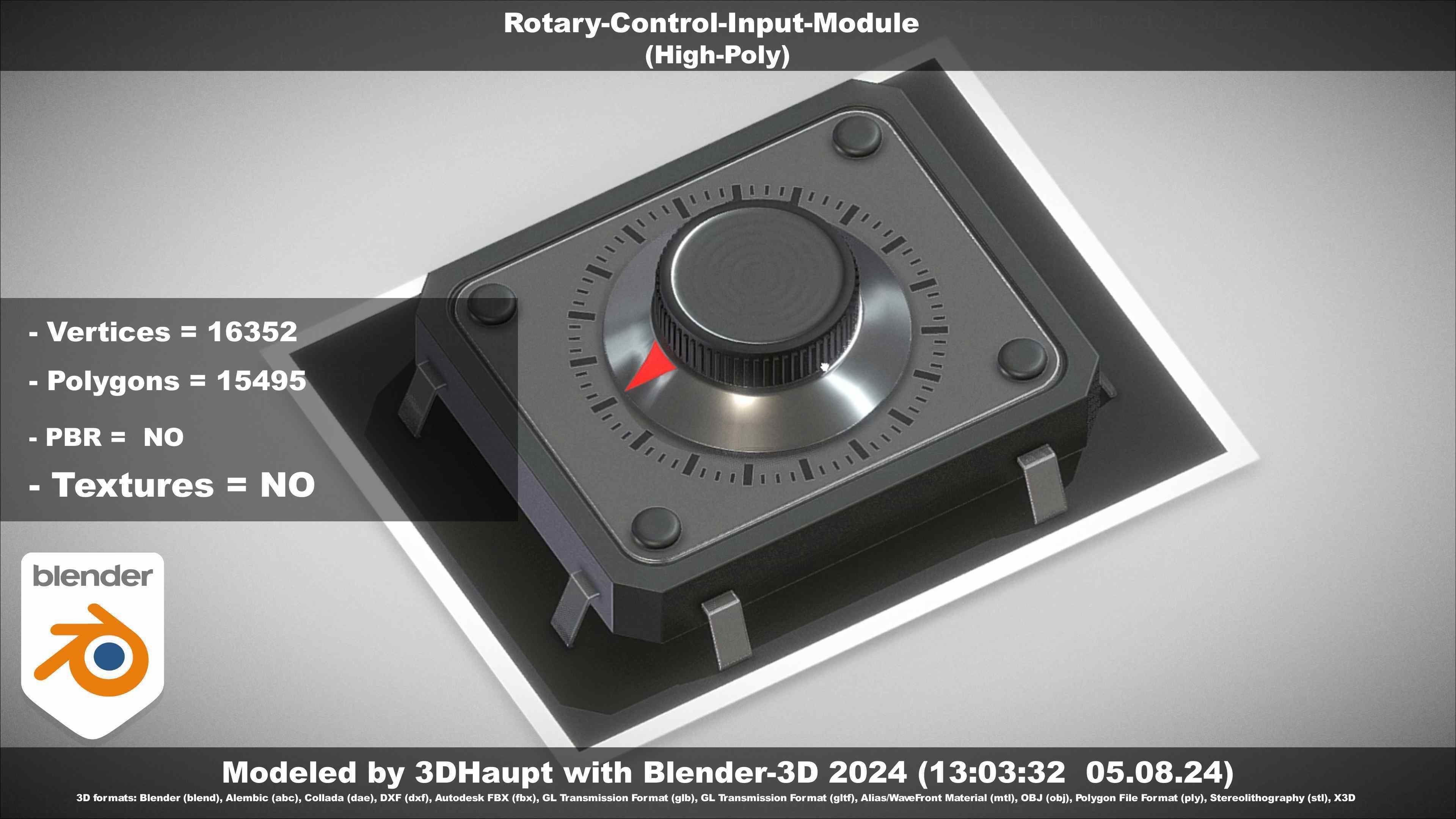 Rotary-Control-Input-Module 3D model_94