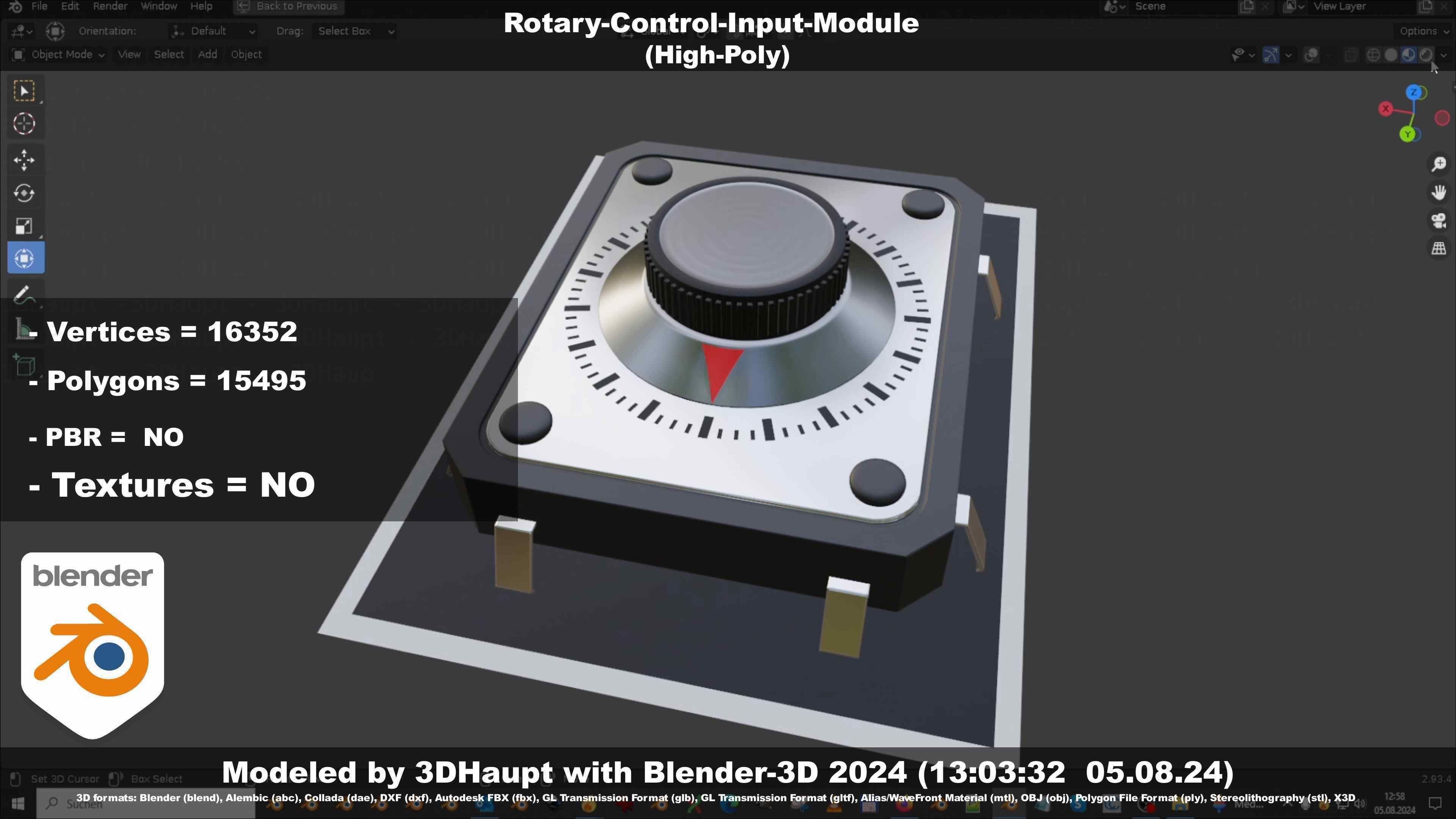 Rotary-Control-Input-Module 3D model_75