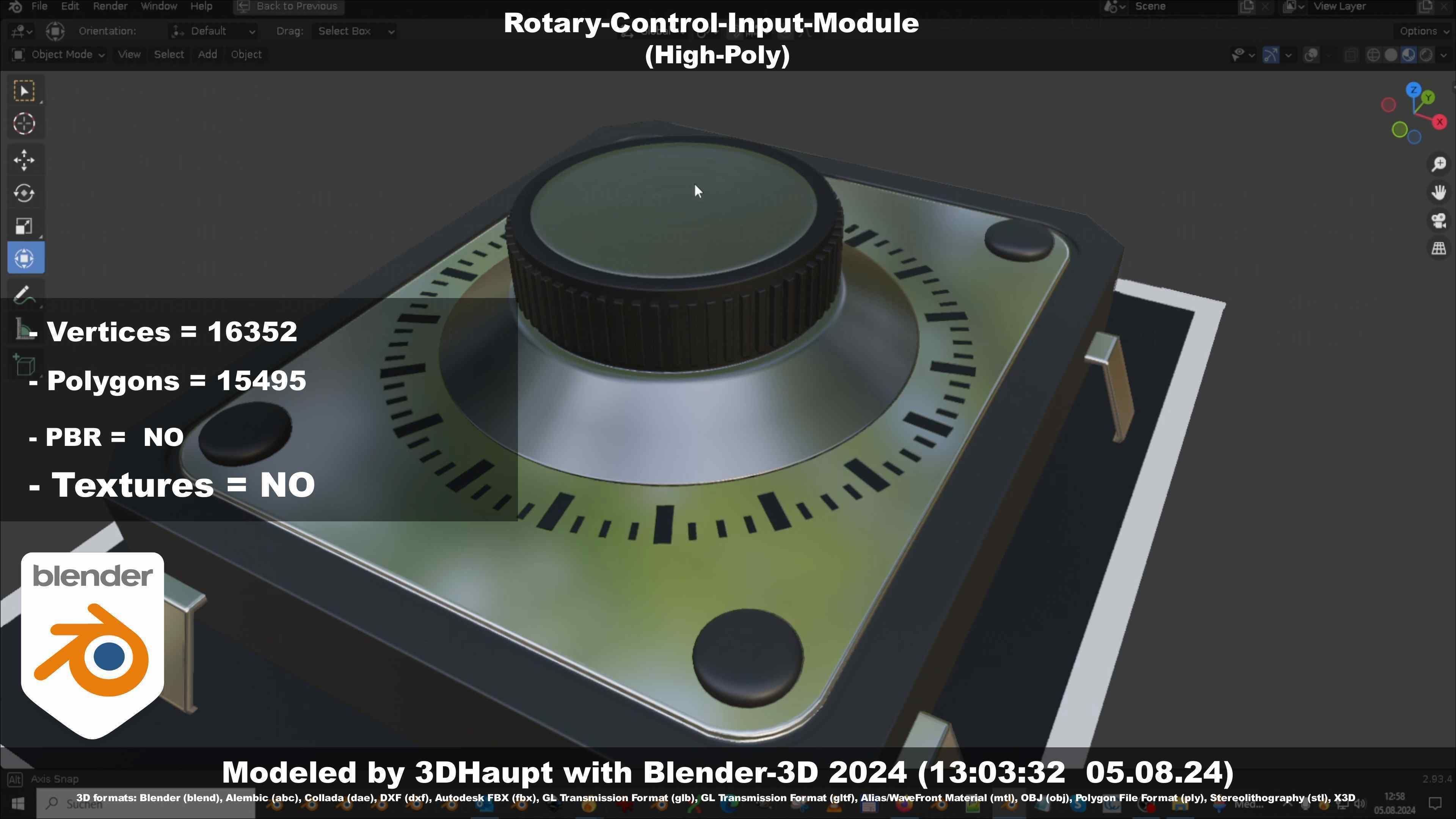 Rotary-Control-Input-Module 3D model_61