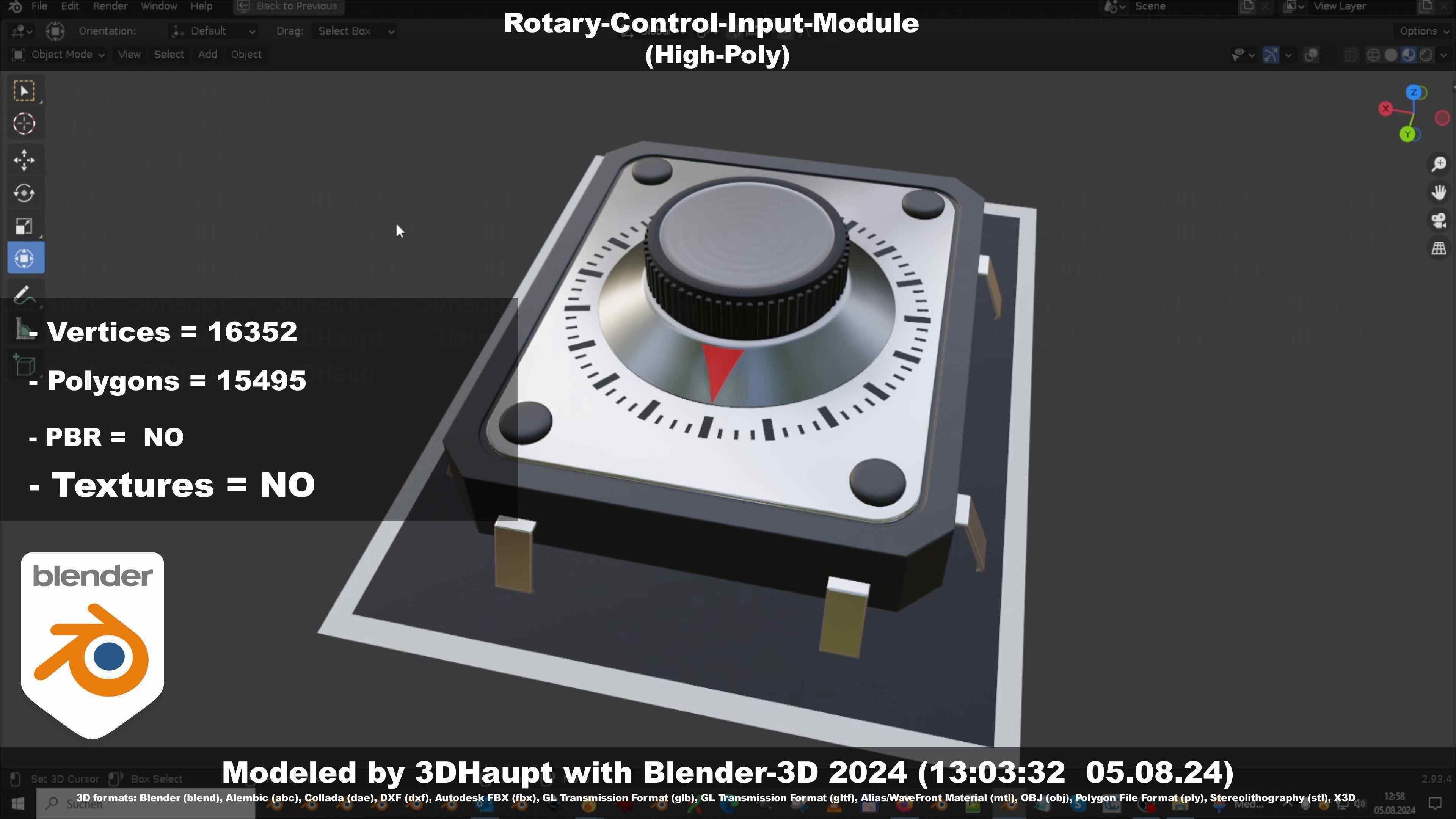 Rotary-Control-Input-Module 3D model_73