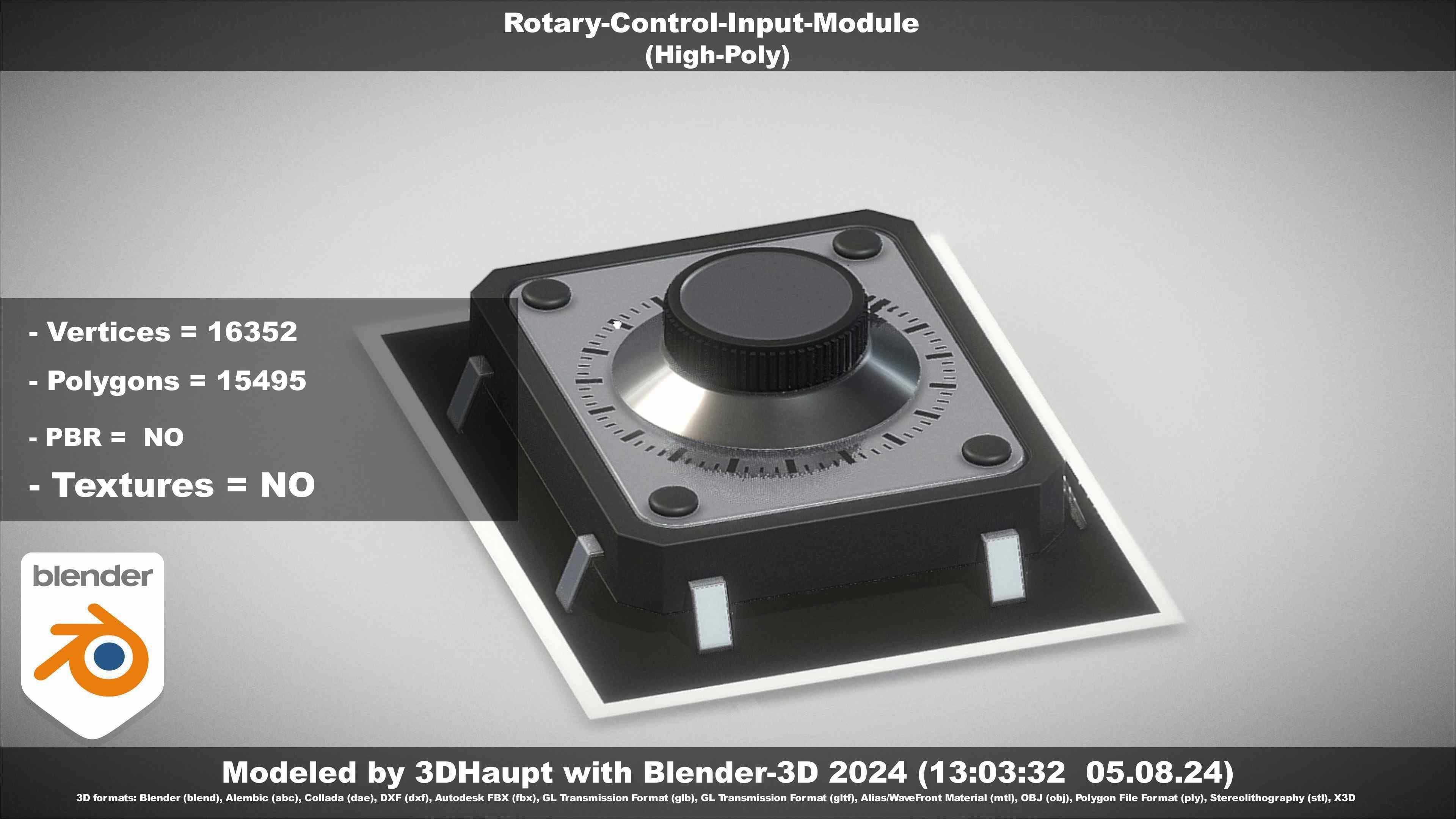 Rotary-Control-Input-Module 3D model_35