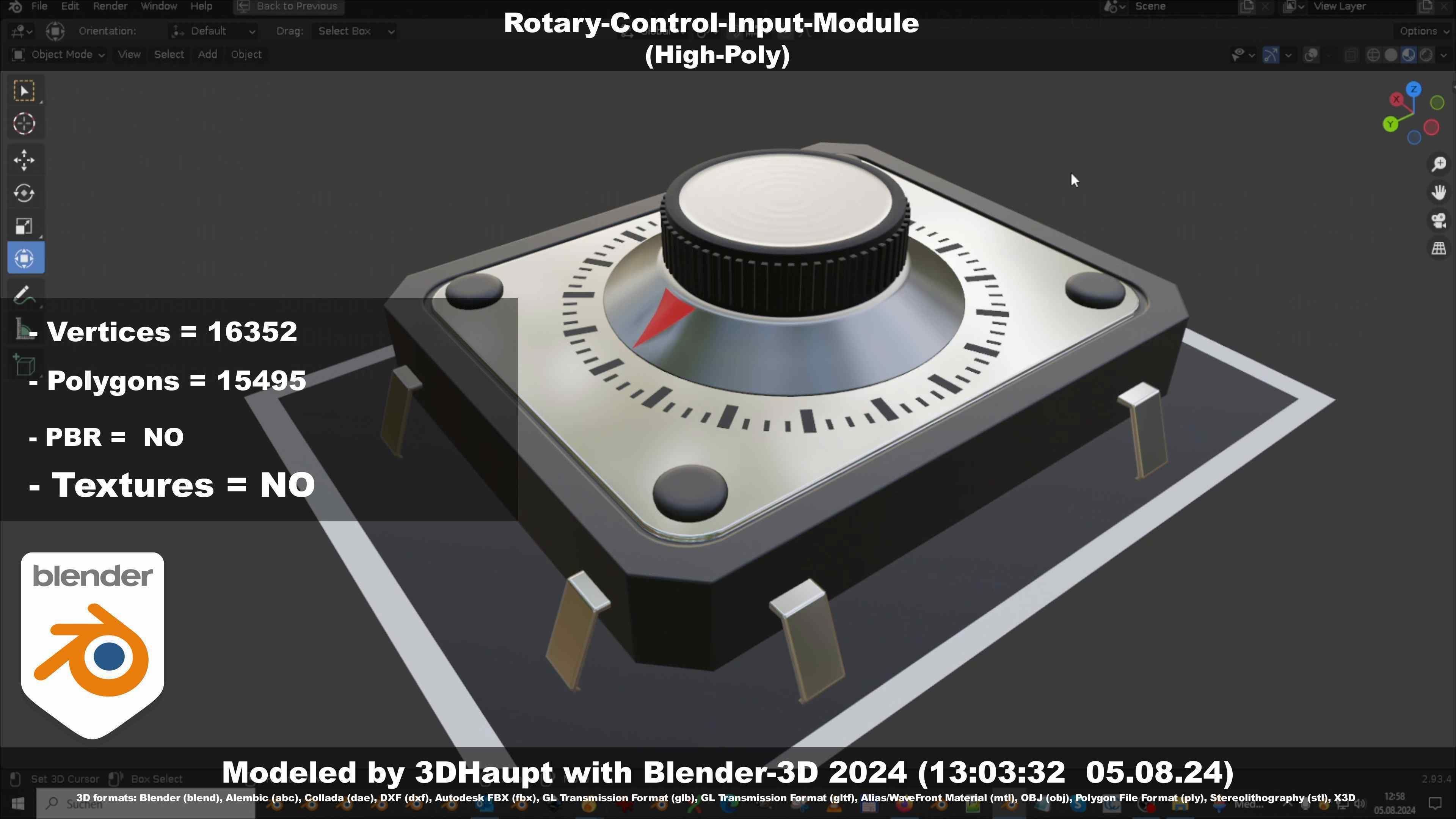 Rotary-Control-Input-Module 3D model_62